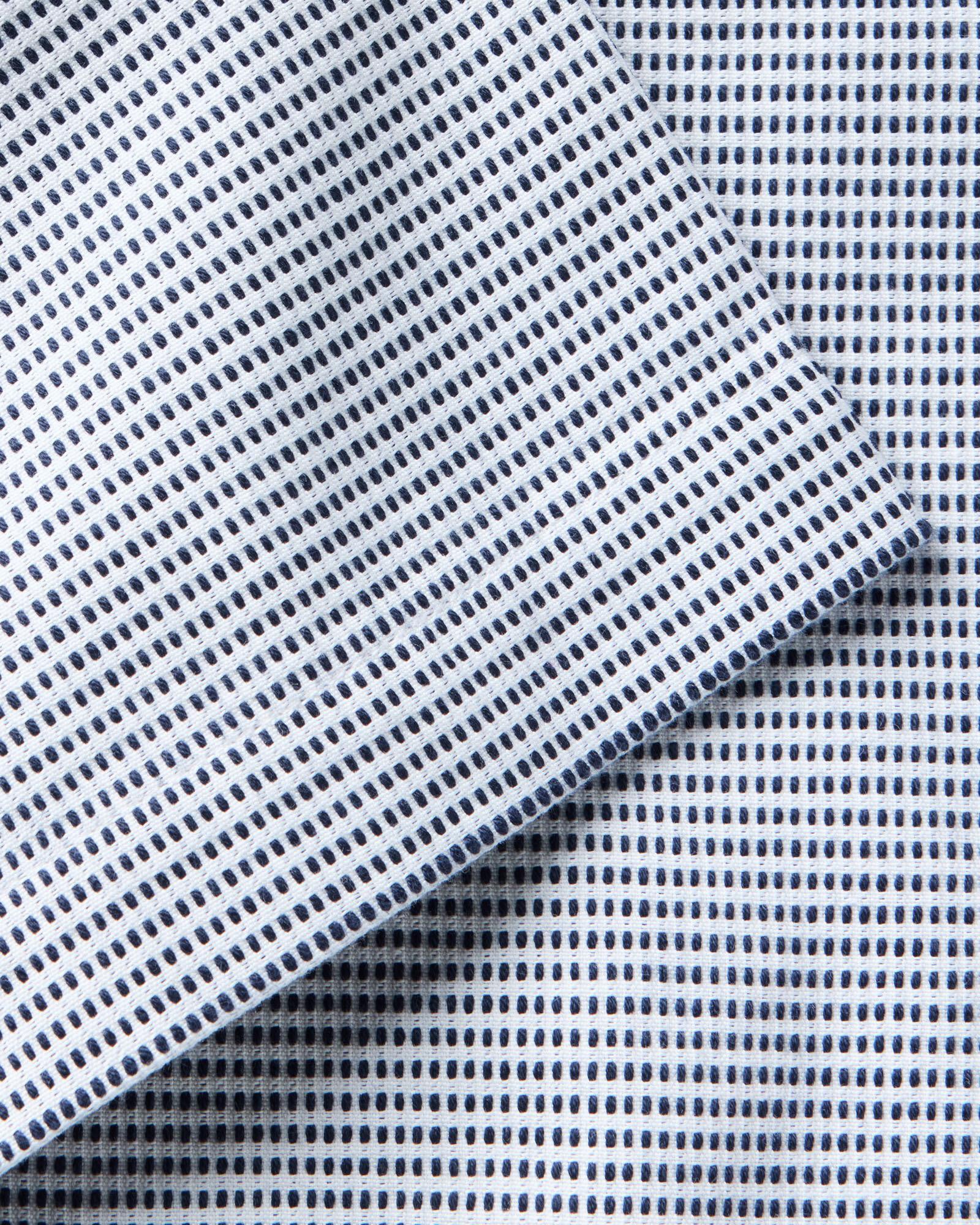 The Hawthorne Shirt in Blue Pin Dot Dobby - Image 4