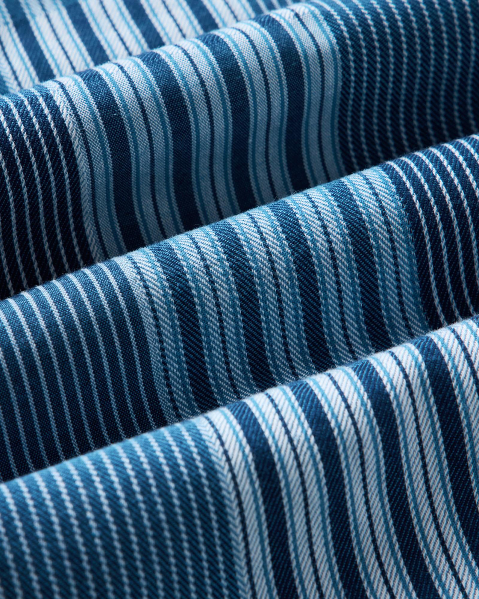 The Hawthorne Shirt in Indigo Patchwork - Image 7