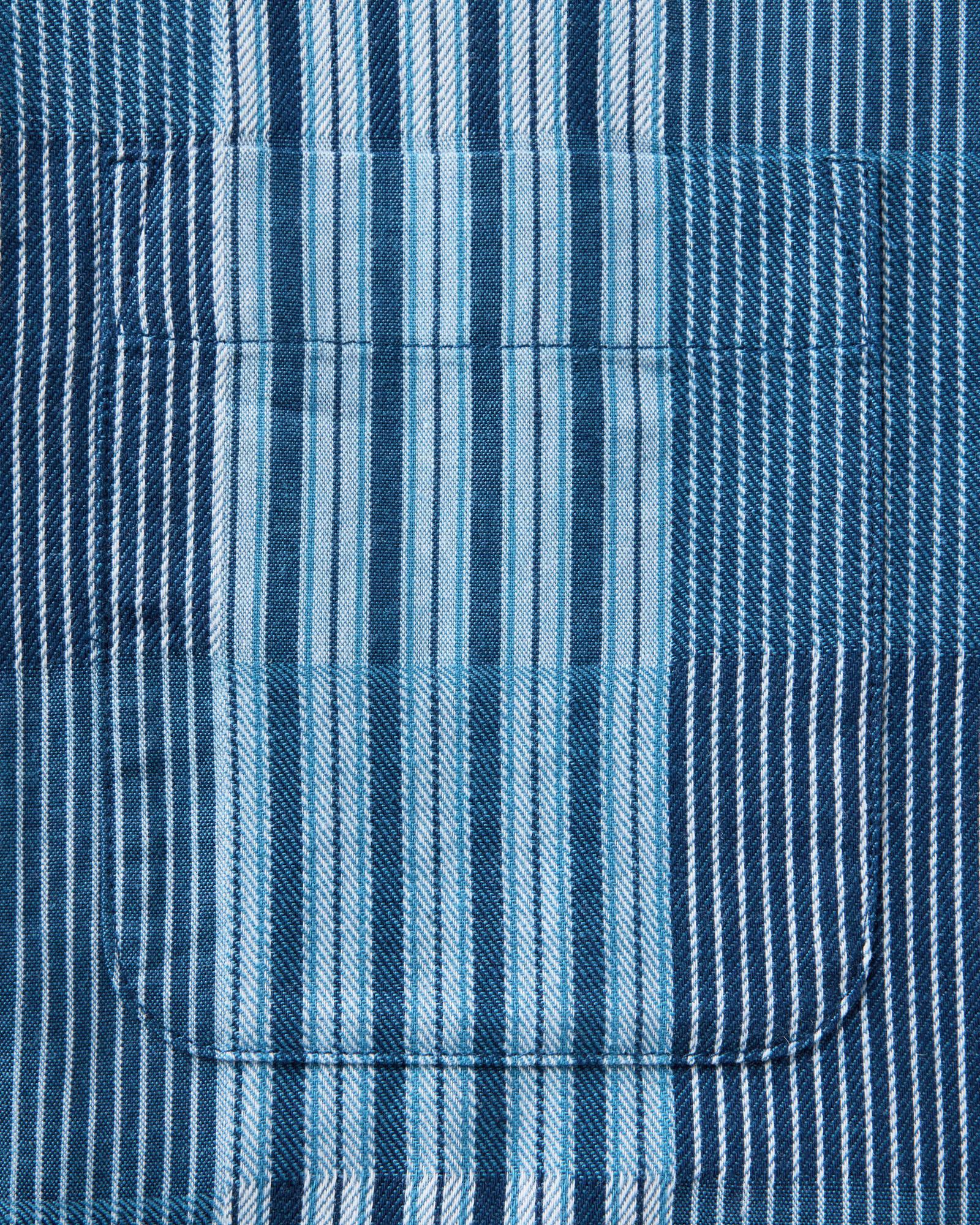 The Hawthorne Shirt in Indigo Patchwork - Image 8