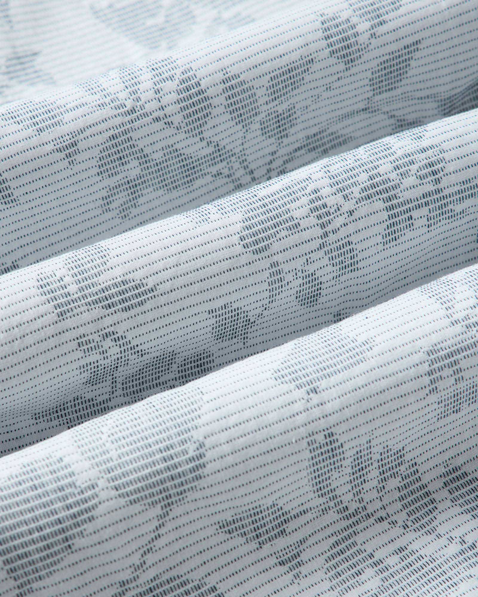 The Hawthorne Shirt in Sky Blue Floral Jacquard - Image 6