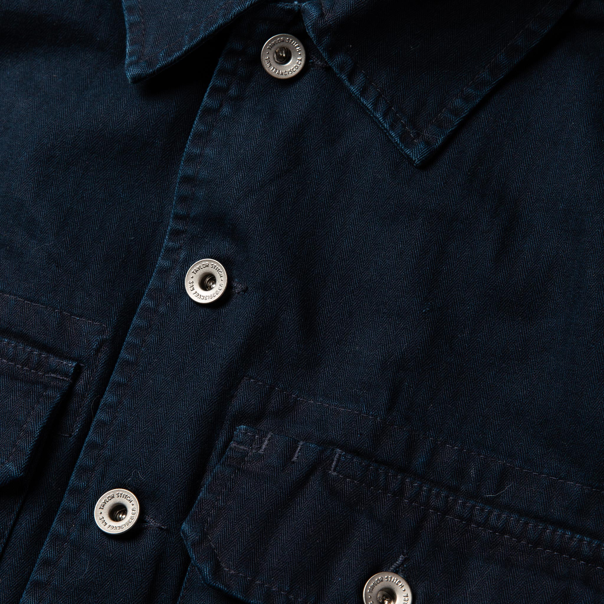 The HBT Jacket in Washed Navy - Image 7