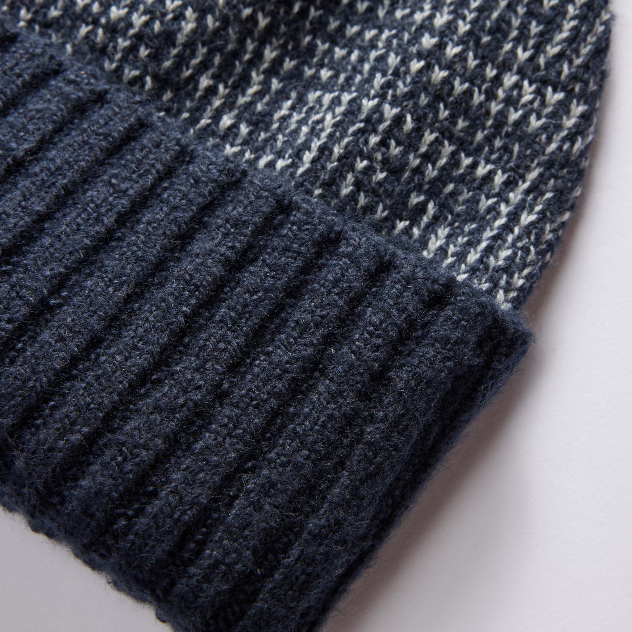 The Headland Beanie in Dark Navy - Image 5