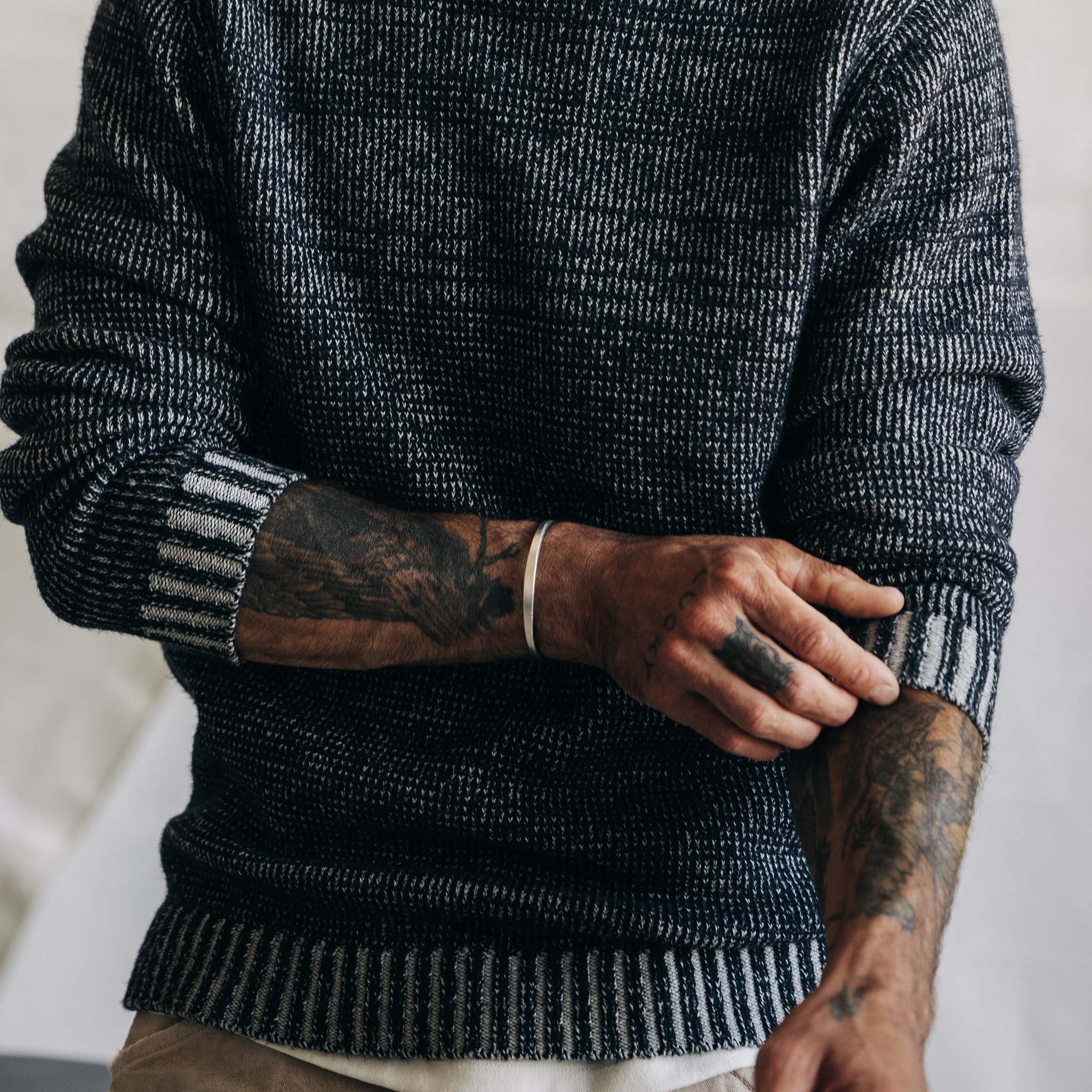 The Headland Sweater in Coal Heather - Image 3