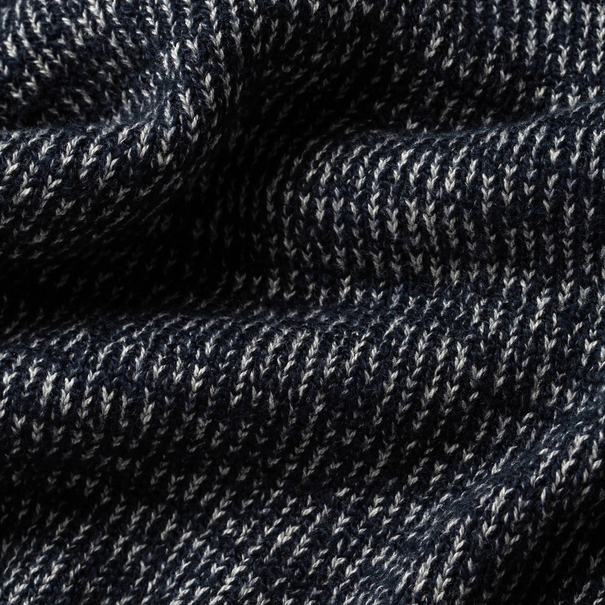 The Headland Sweater in Marled Navy - Image 8