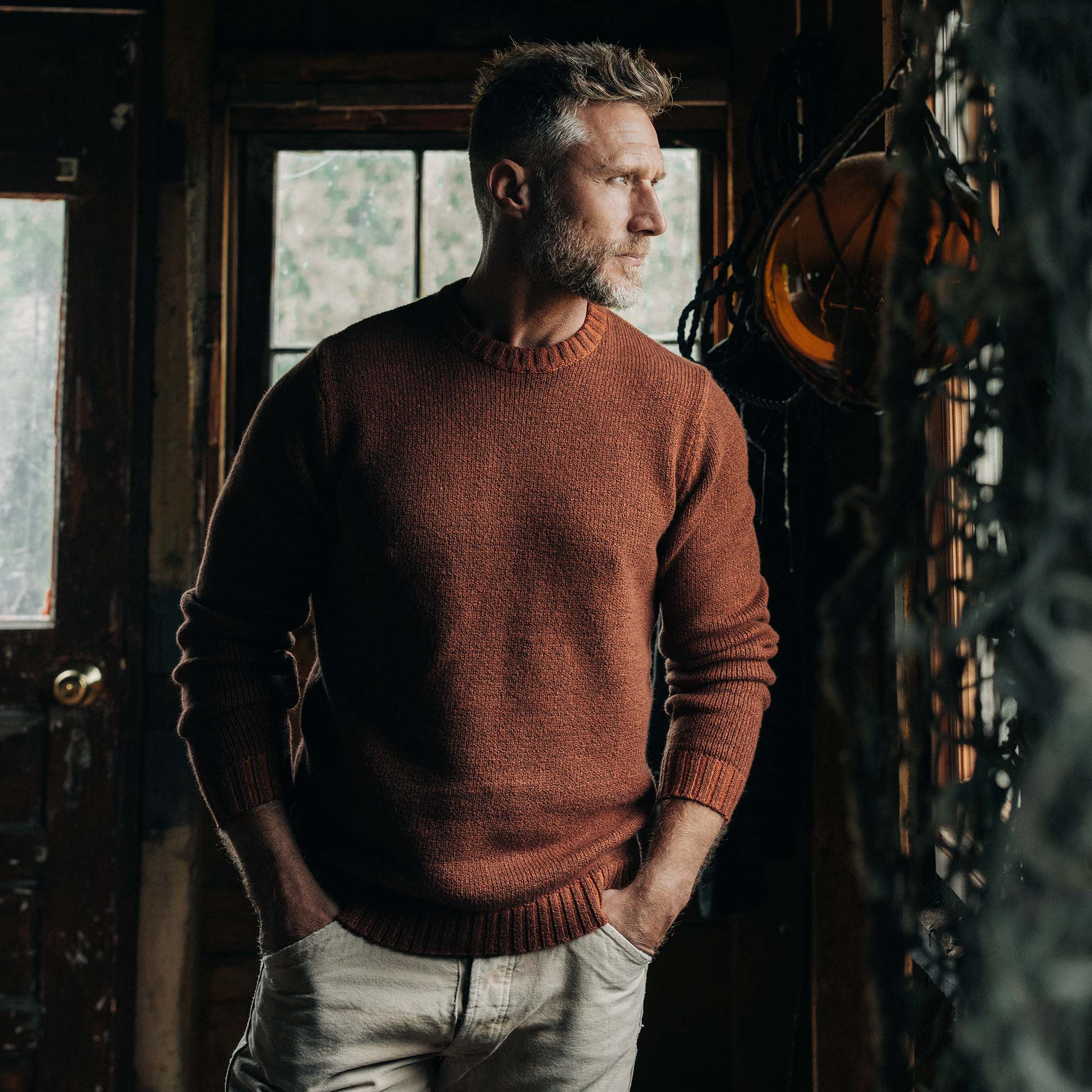 The Headland Sweater in Spiced Rum - Image 2