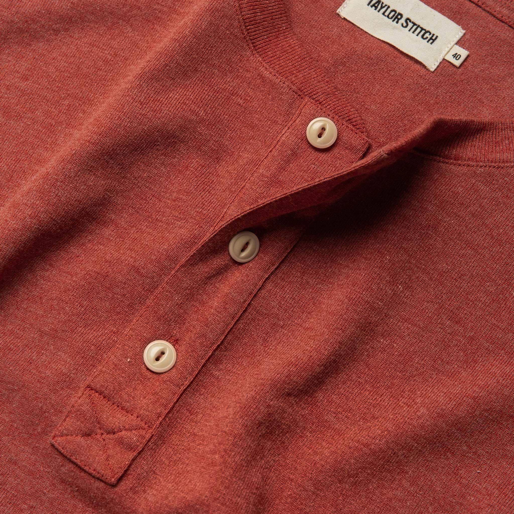 The Heavy Bag Henley in Engine - Image 5