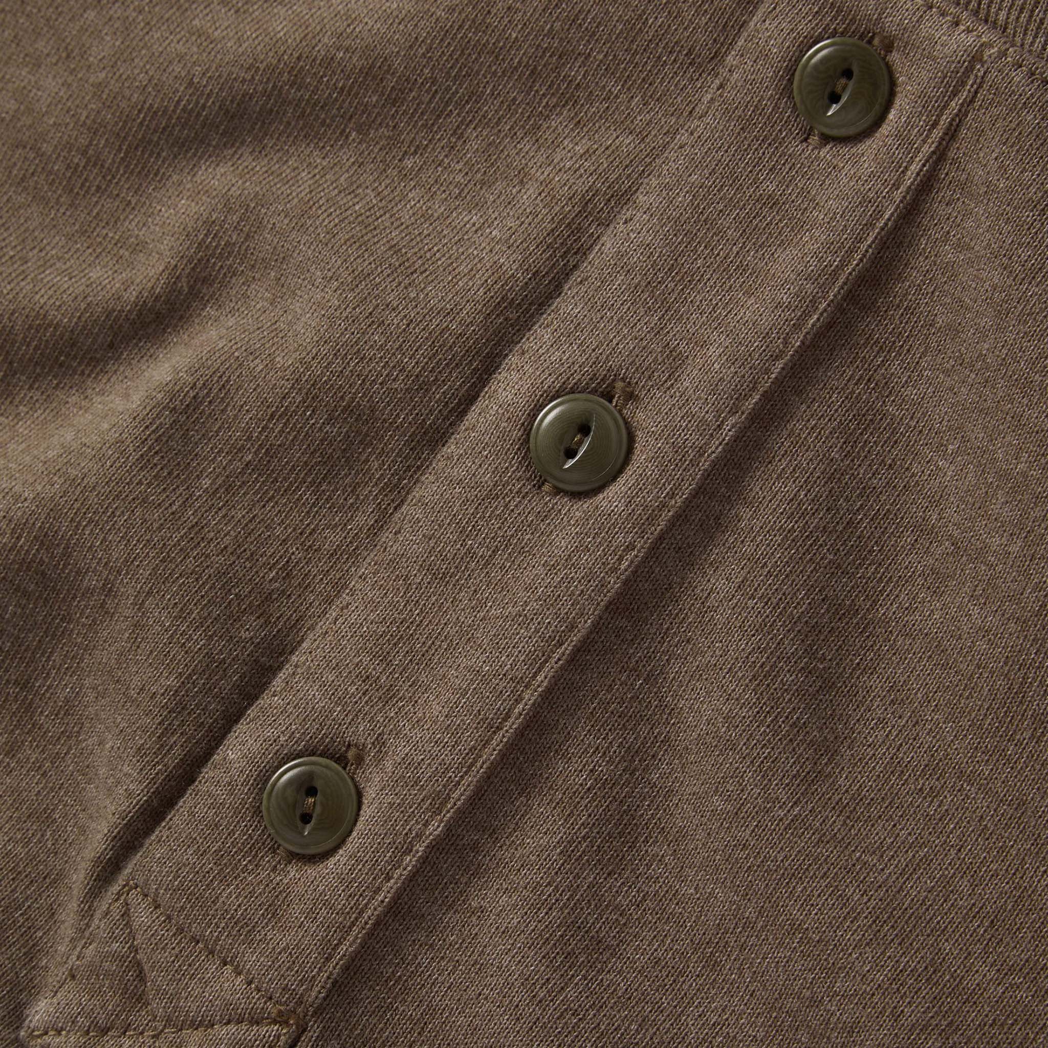 The Heavy Bag Henley in Walnut - Image 7