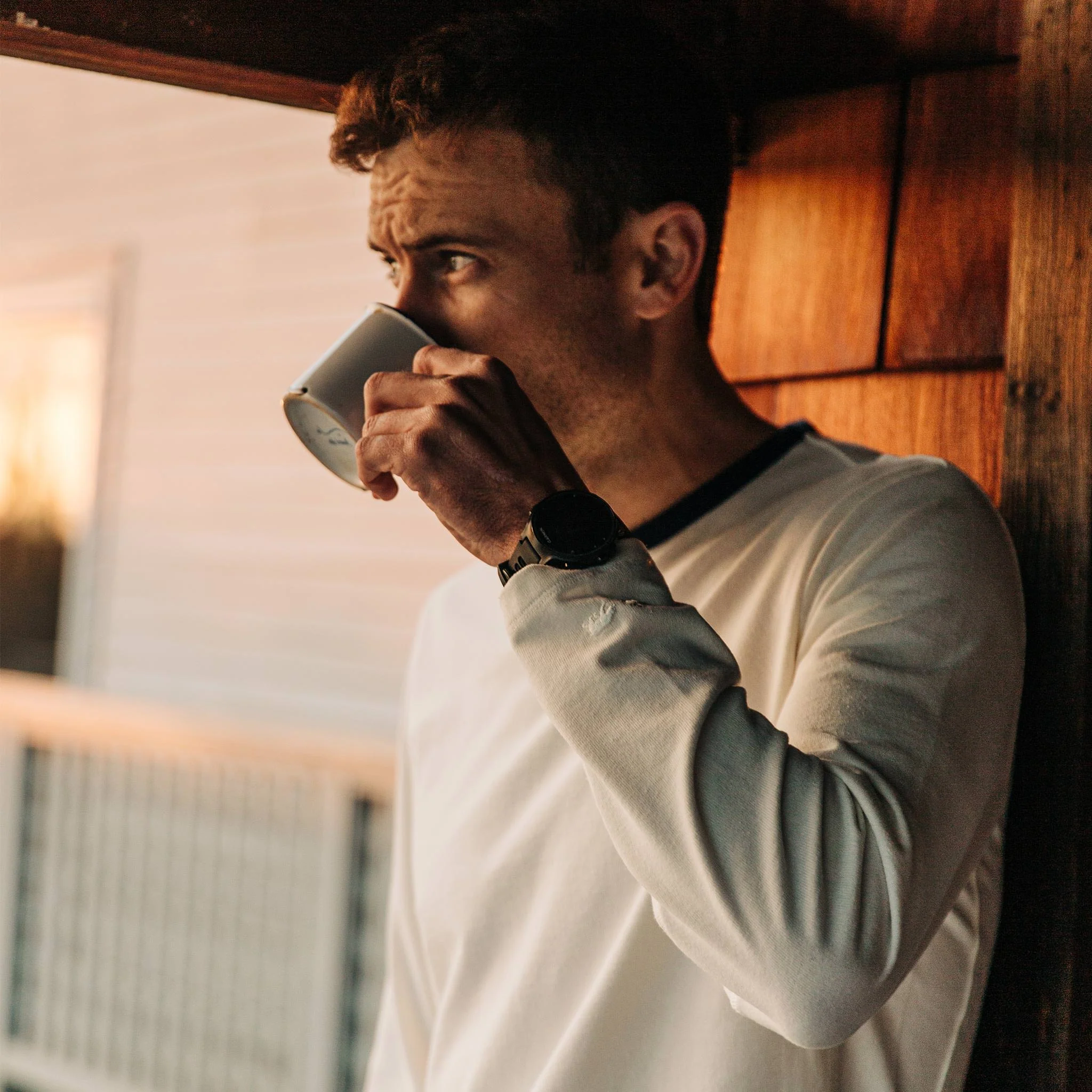 The Heavy Bag Long Sleeve in Natural - Image 4
