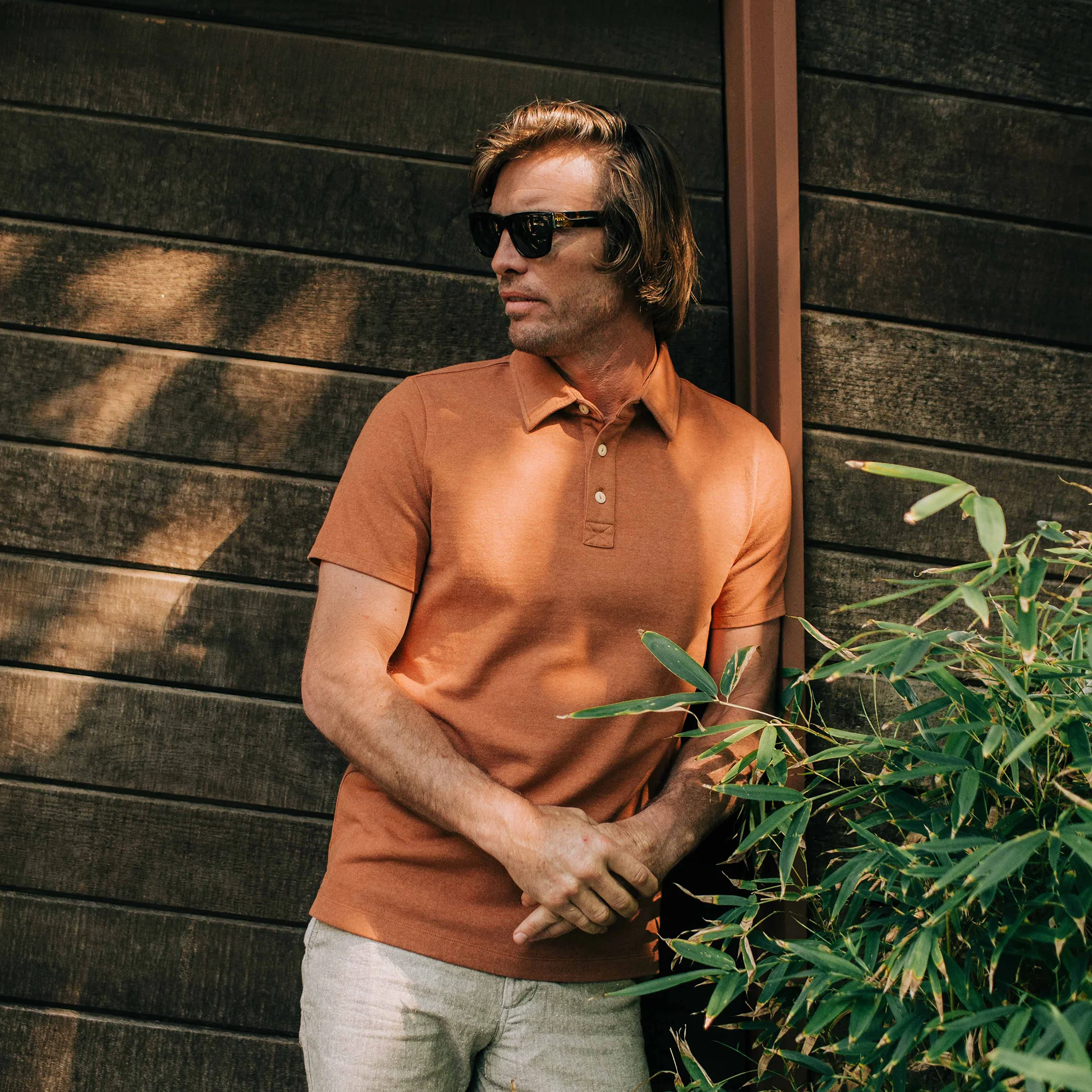 The Heavy Bag Polo in Apricot - Image 2