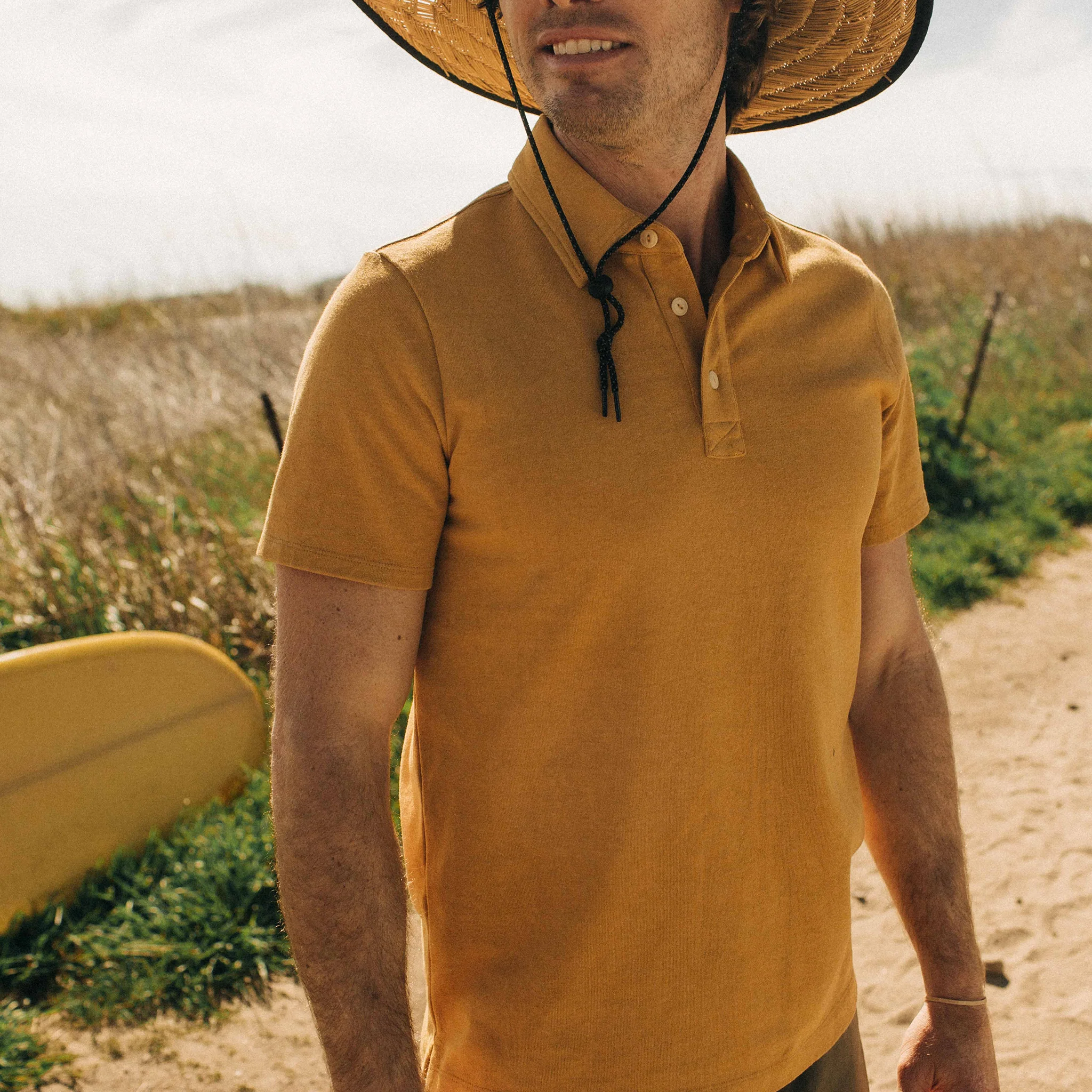 The Heavy Bag Polo in Gold - Image 2