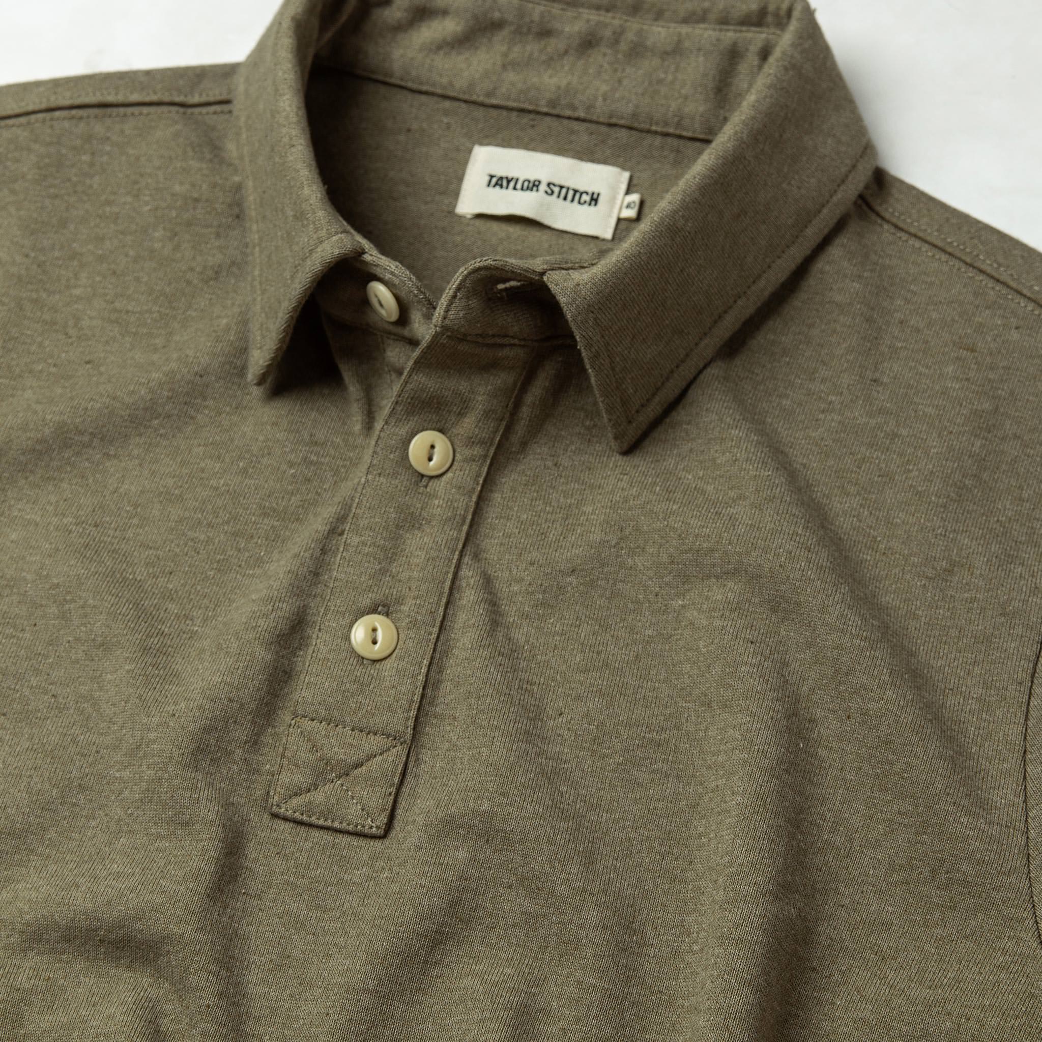 The Heavy Bag Polo in Olive - Image 5