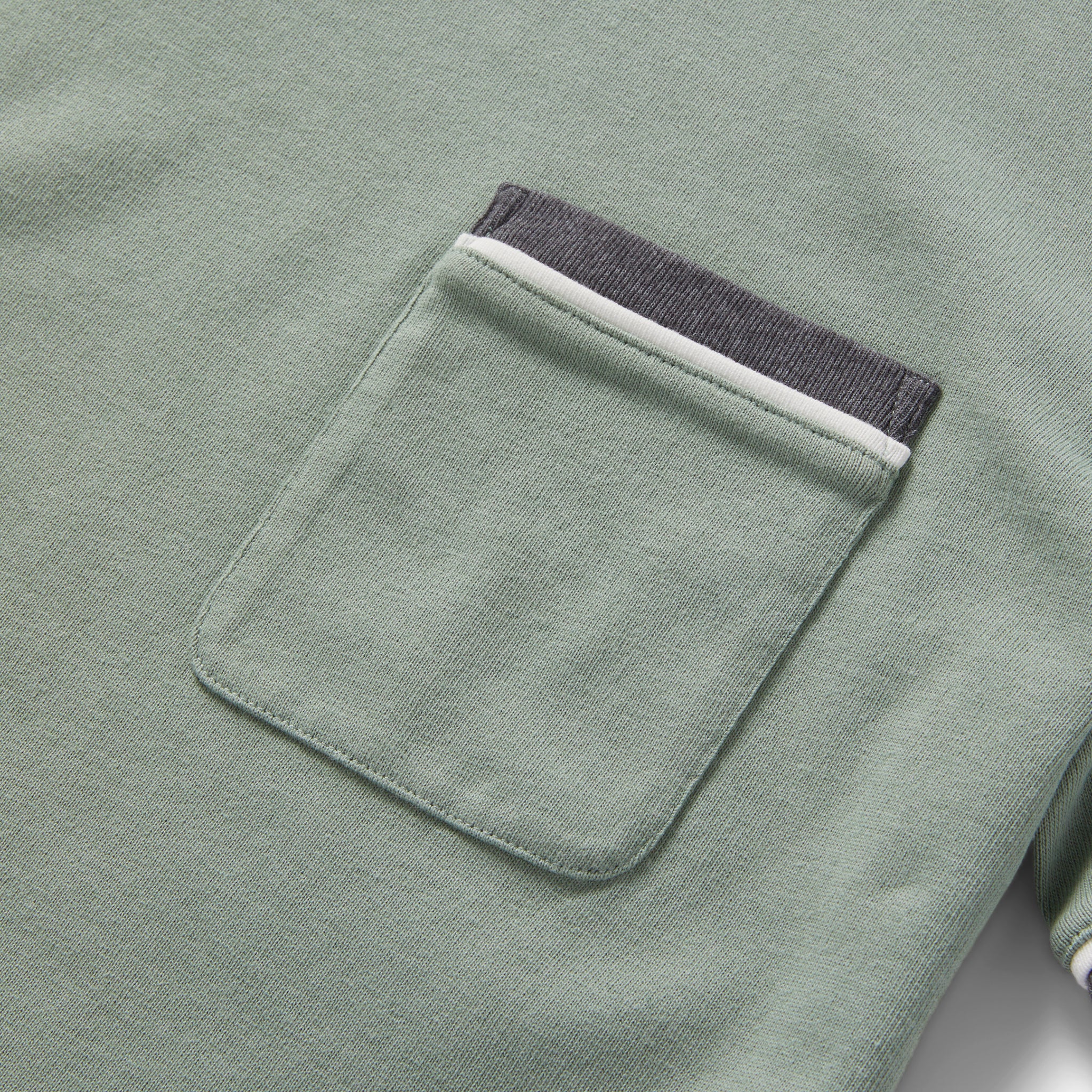 The Heavy Bag Ringer Tee in Slate and Seed - Image 6