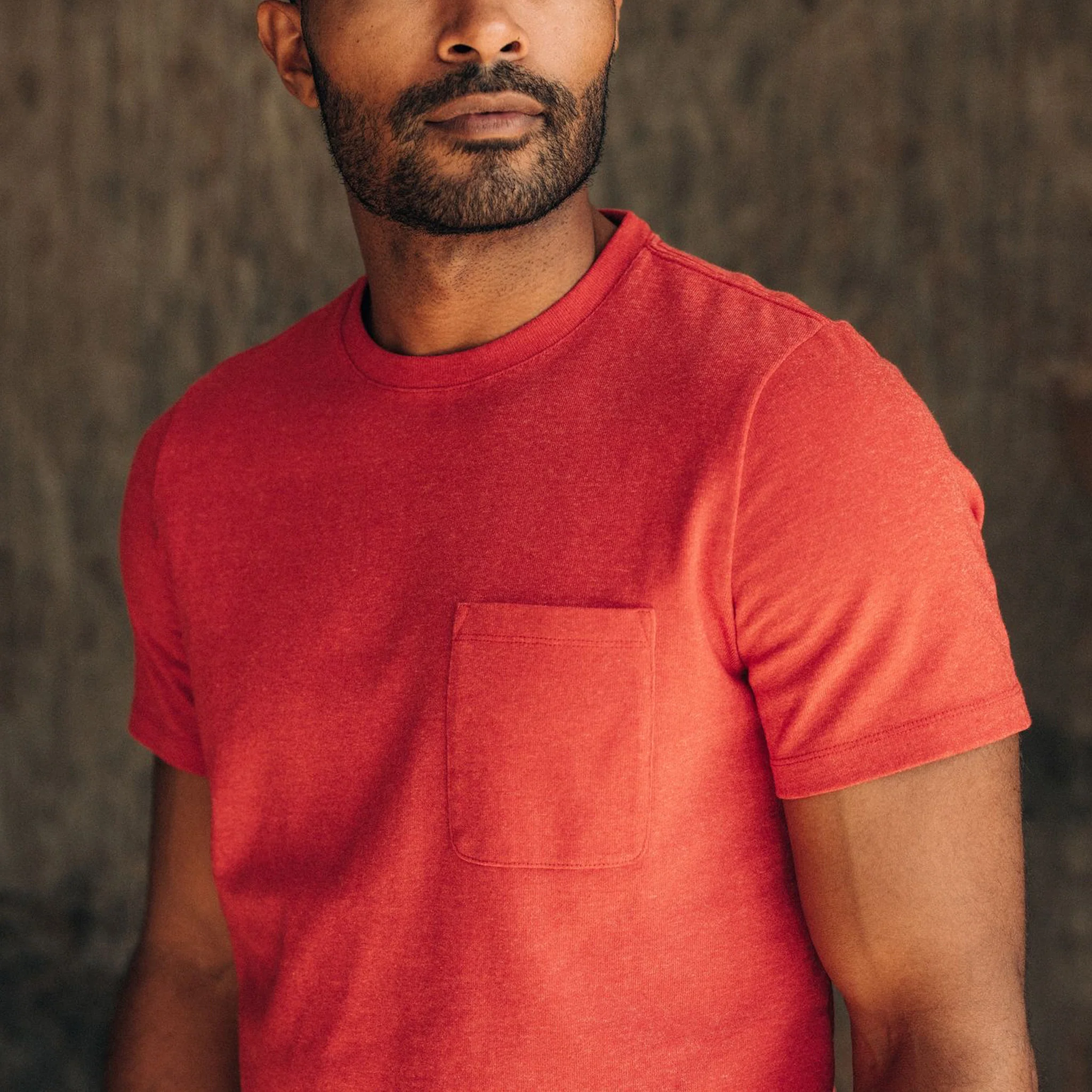 The Heavy Bag Tee in Cardinal - Image 3