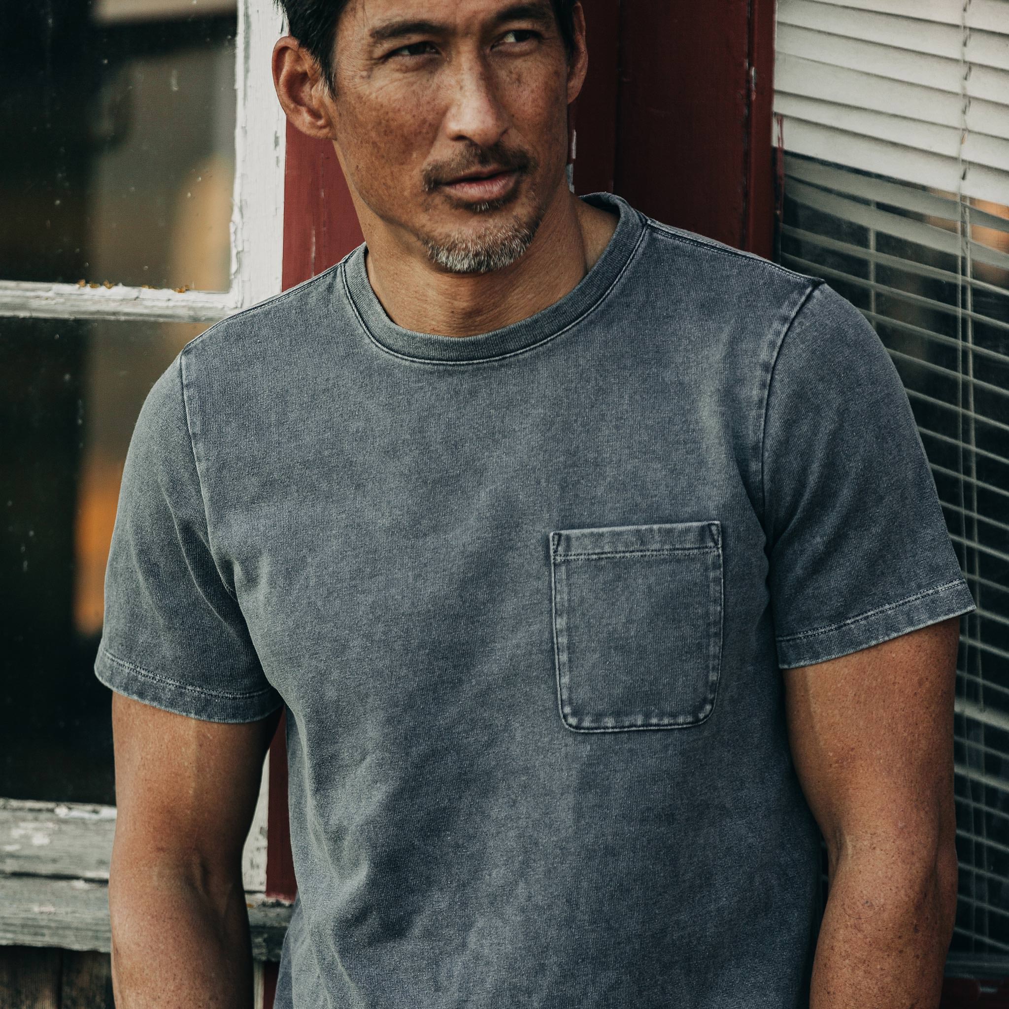 The Heavy Bag Tee in Charcoal - Image 3