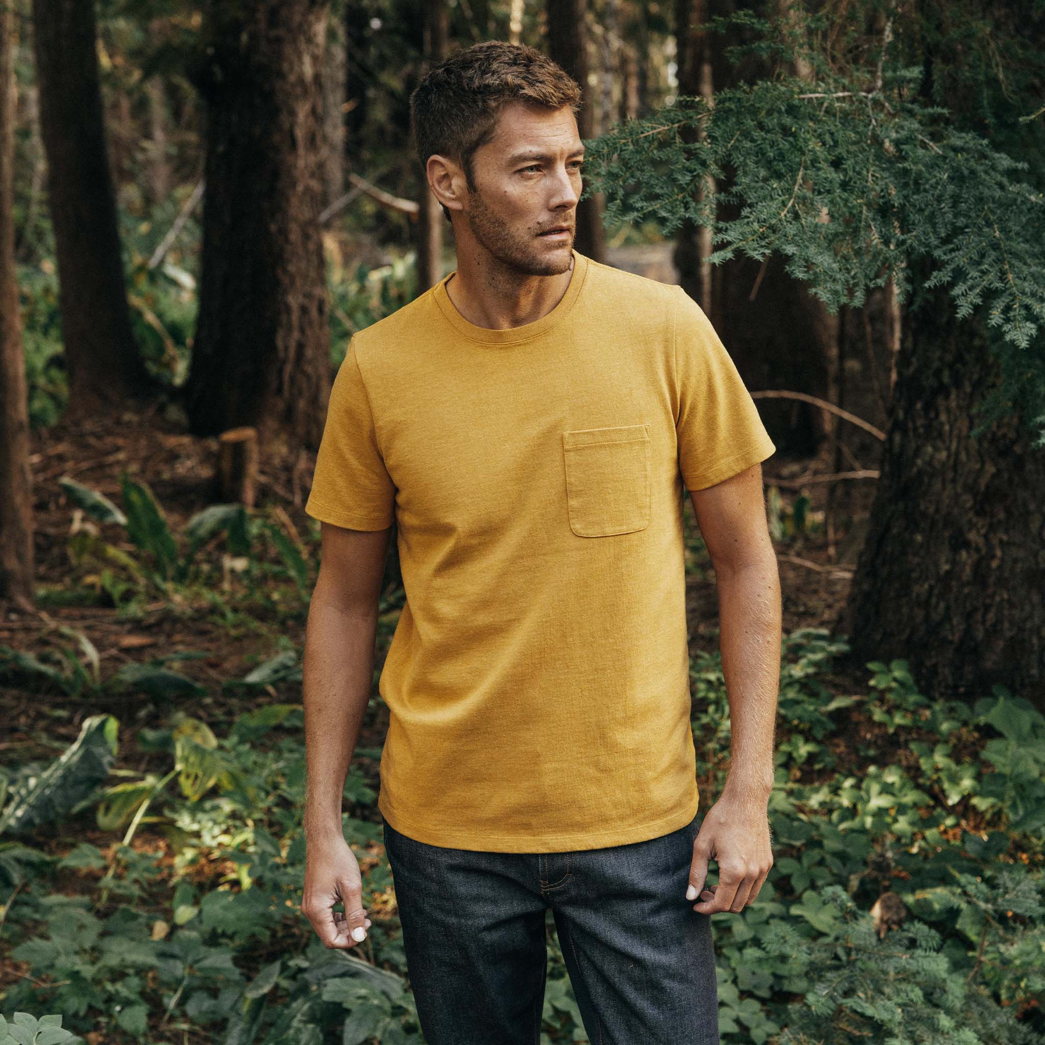 The Heavy Bag Tee in Honey - Image 2