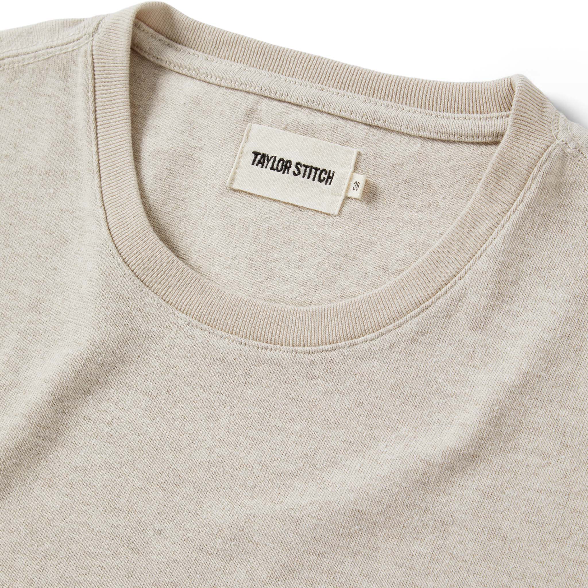 The Heavy Bag Tee in Oatmeal - Image 5