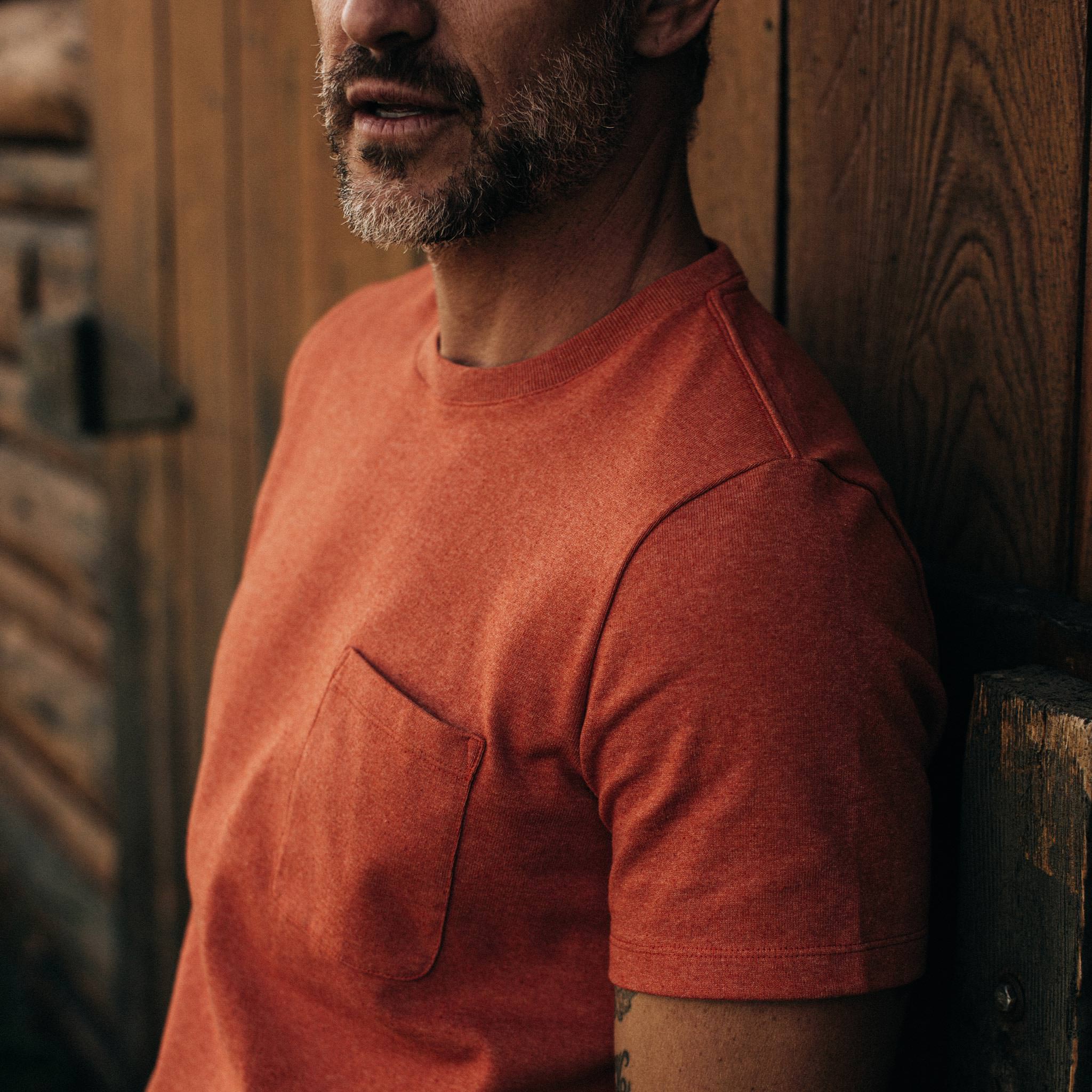 The Heavy Bag Tee in Rust - Image 3