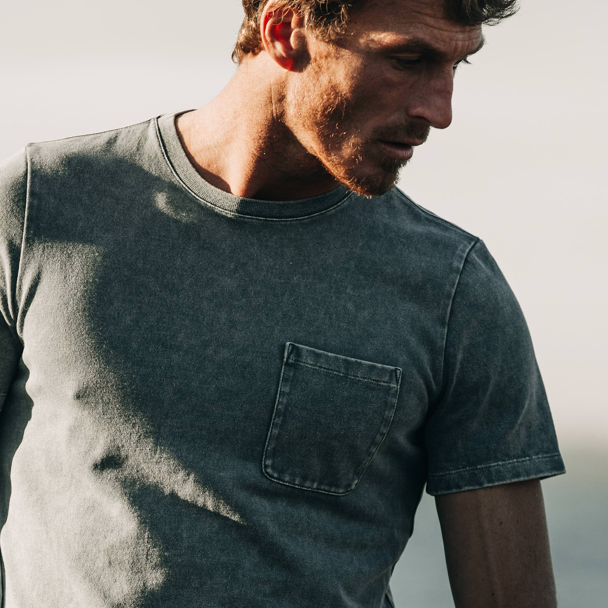 The Heavy Bag Tee in Sea Green - Image 3
