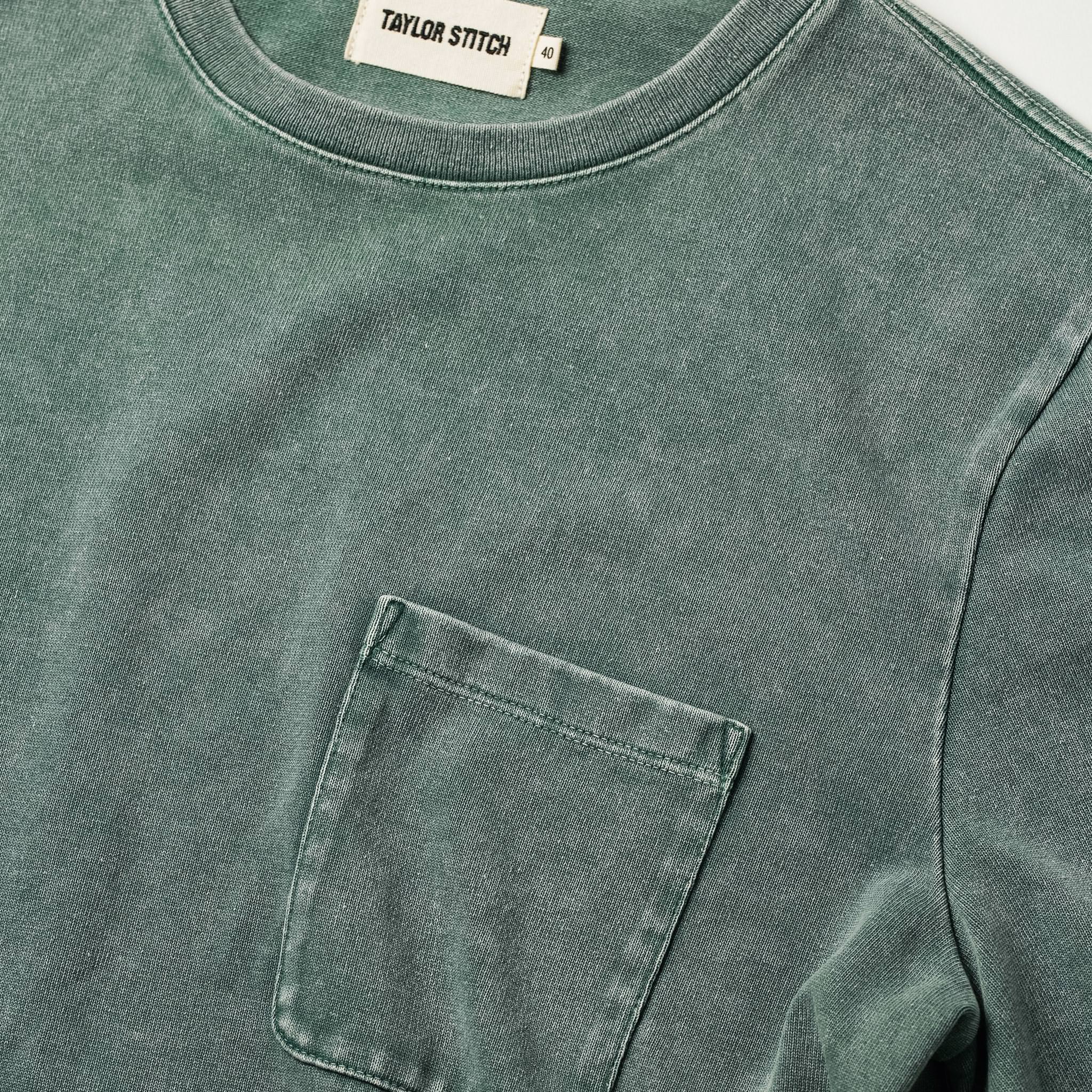 The Heavy Bag Tee in Sea Green - Image 4