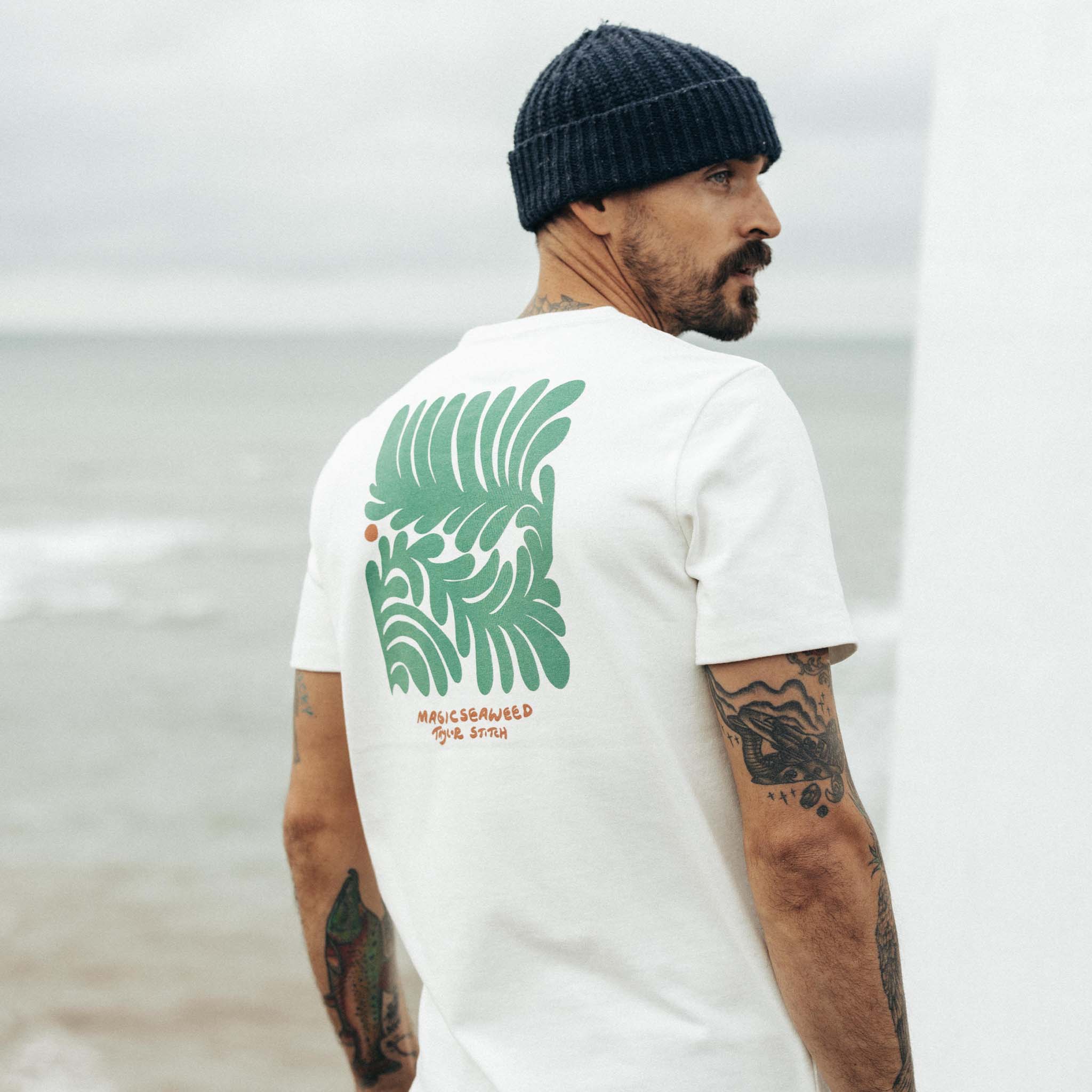 The Heavy Bag Tee in Sea Lettuce - Image 4