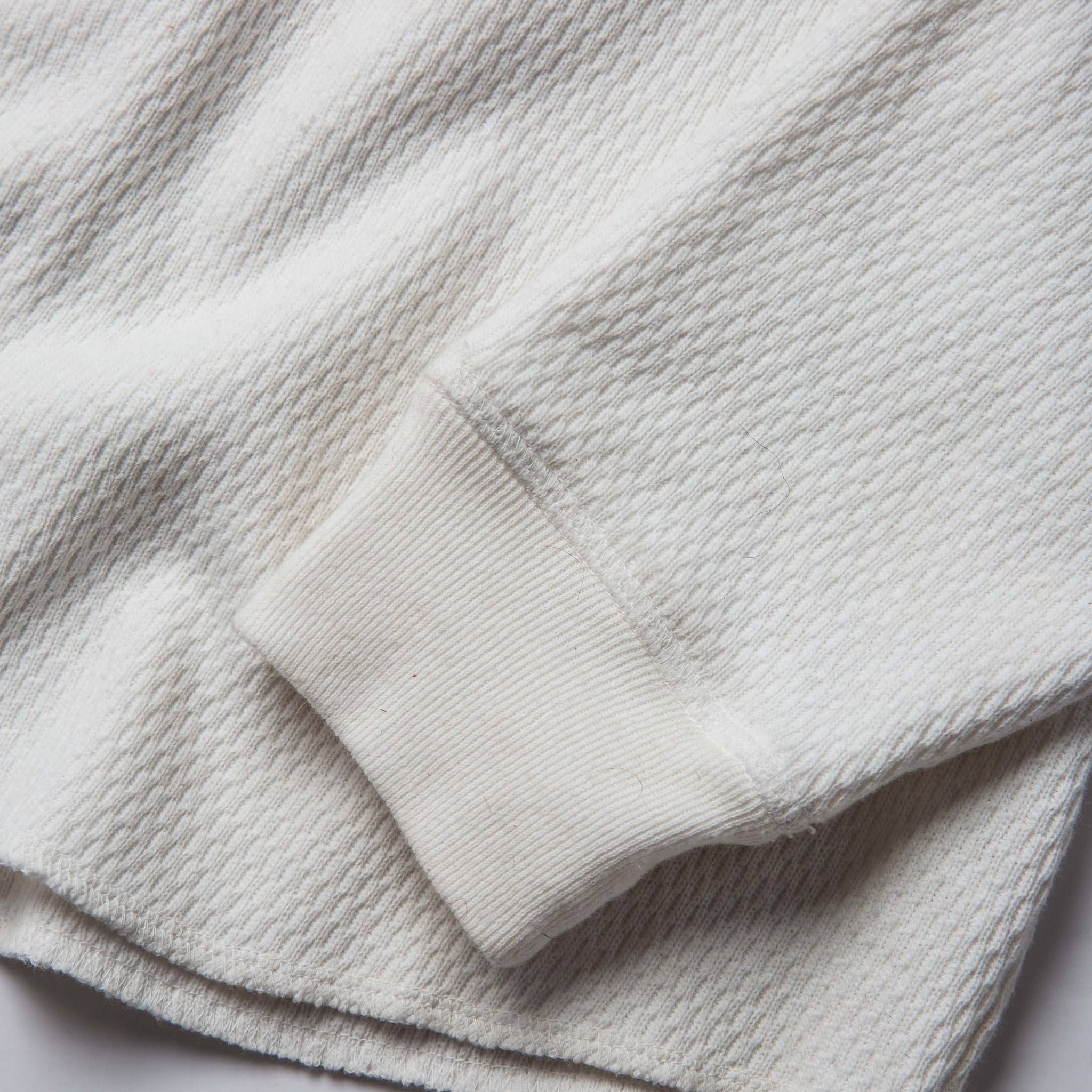 The Heavy Bag Waffle Henley in Natural - Image 8