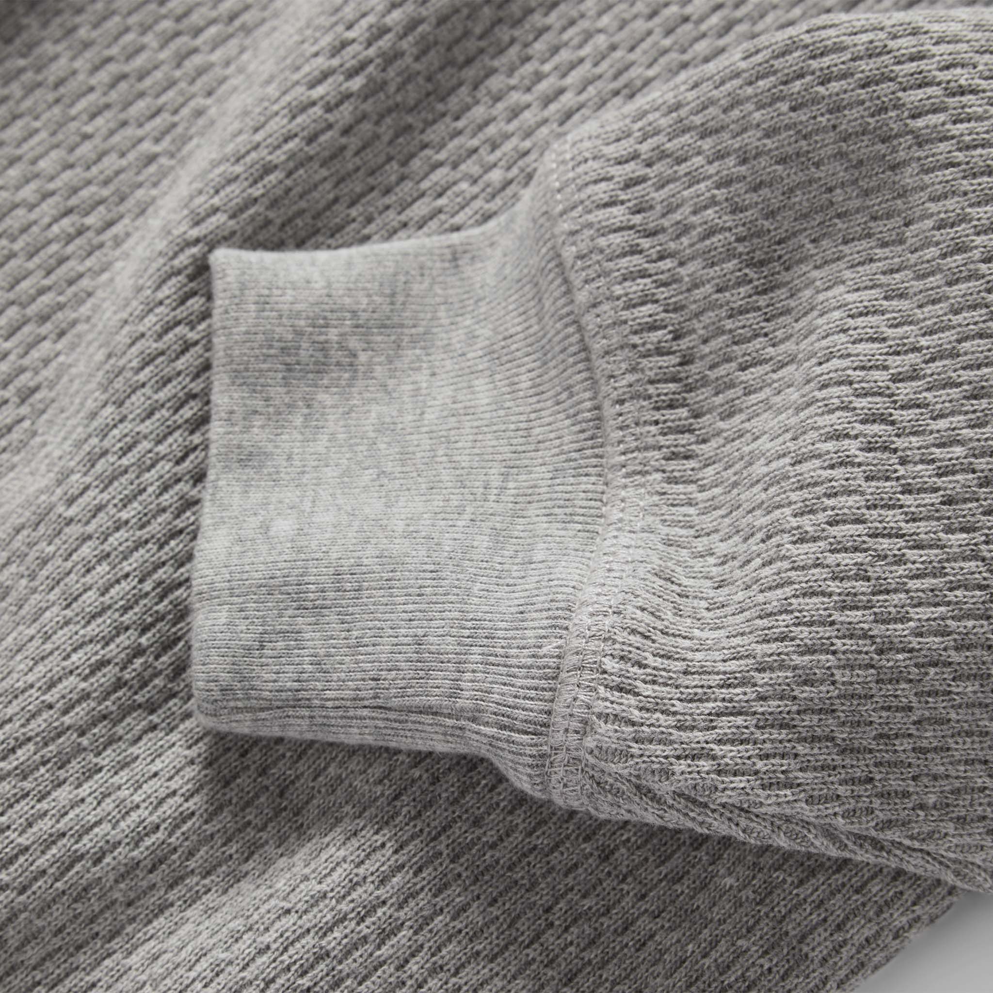 The Heavy Bag Waffle Long Sleeve in Aluminum - Image 5