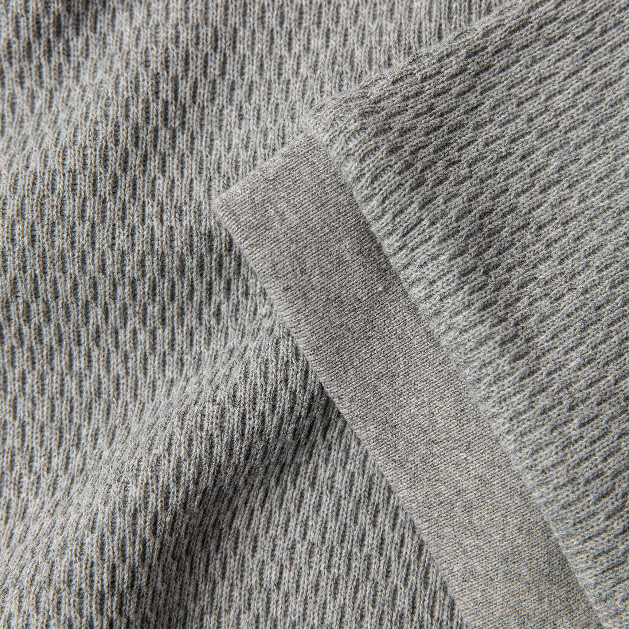 The Heavy Bag Waffle Short Sleeve in Ash - Image 7