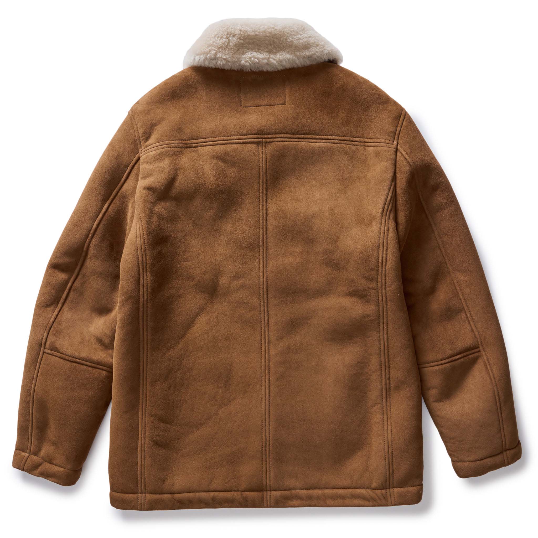 The High Plains Coat in Walnut Shearling - Image 10