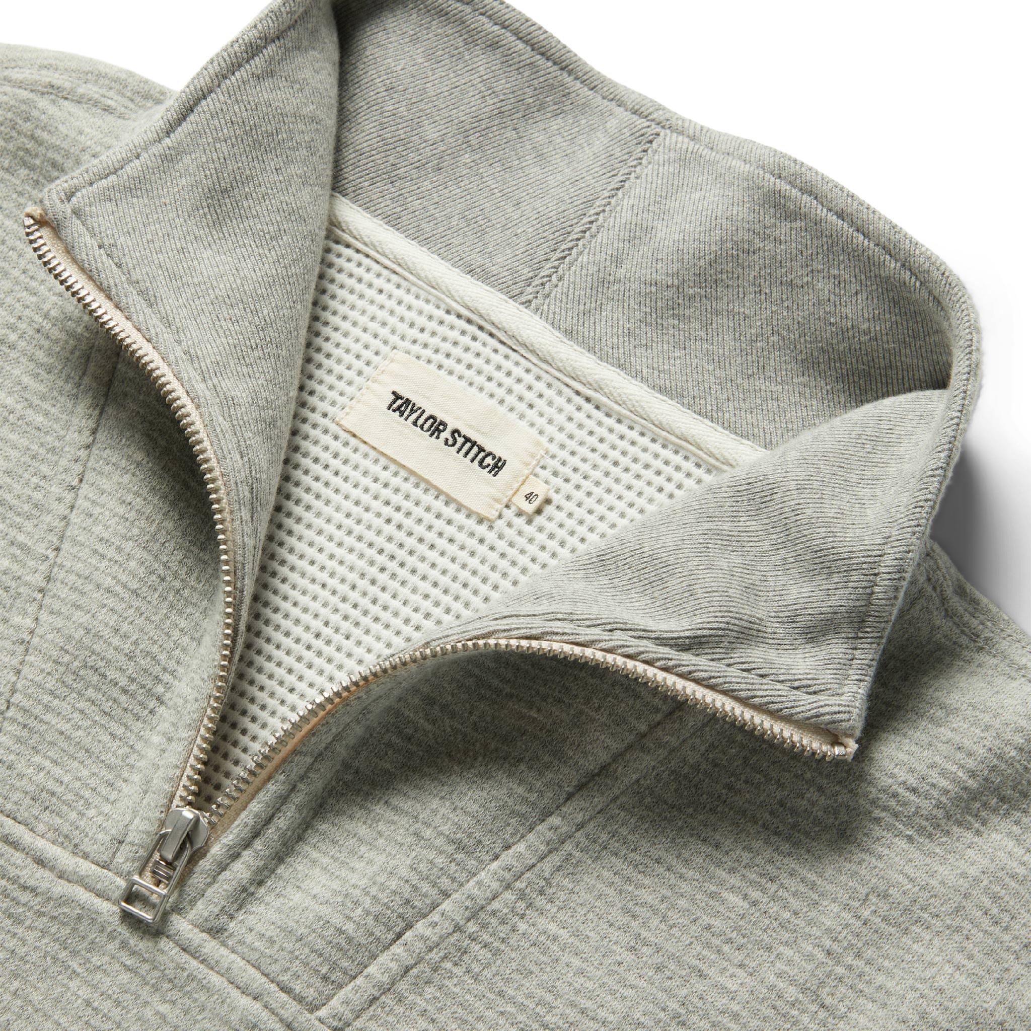 The Horizon Pullover in Ash Double Knit - Image 6