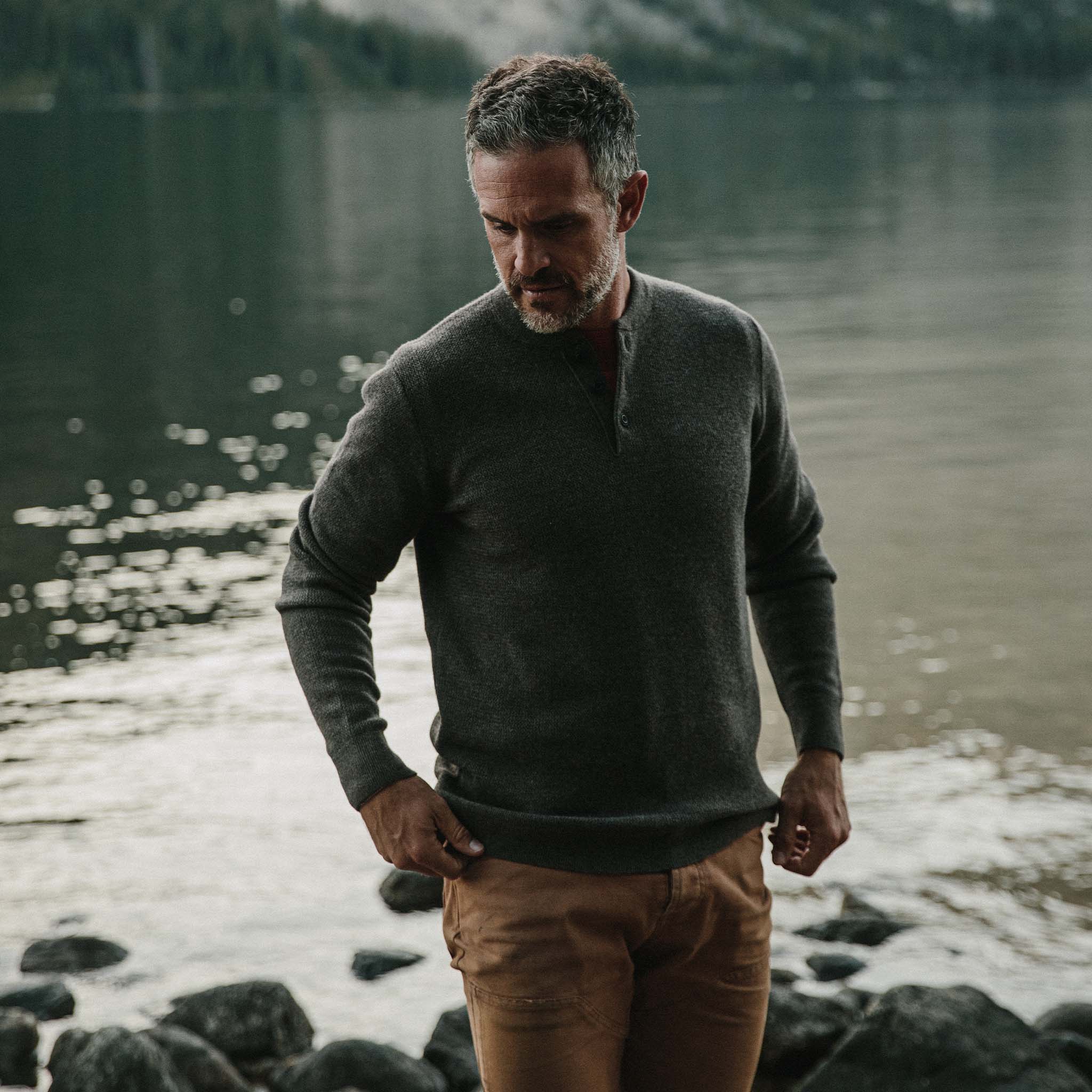 The Hudson Sweater in Walnut - Image 2
