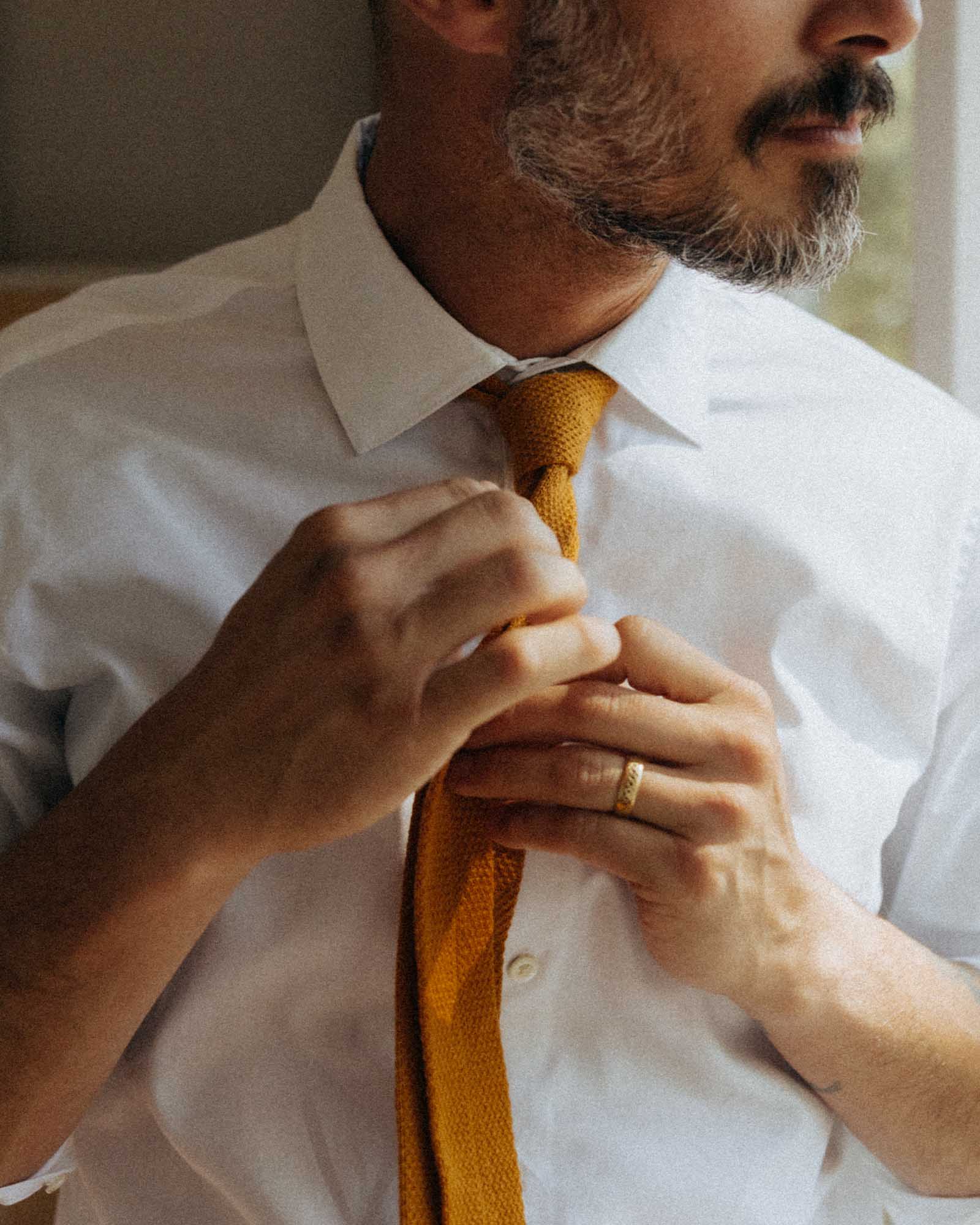 The Hyde Shirt in White Pinpoint Oxford - Image 3