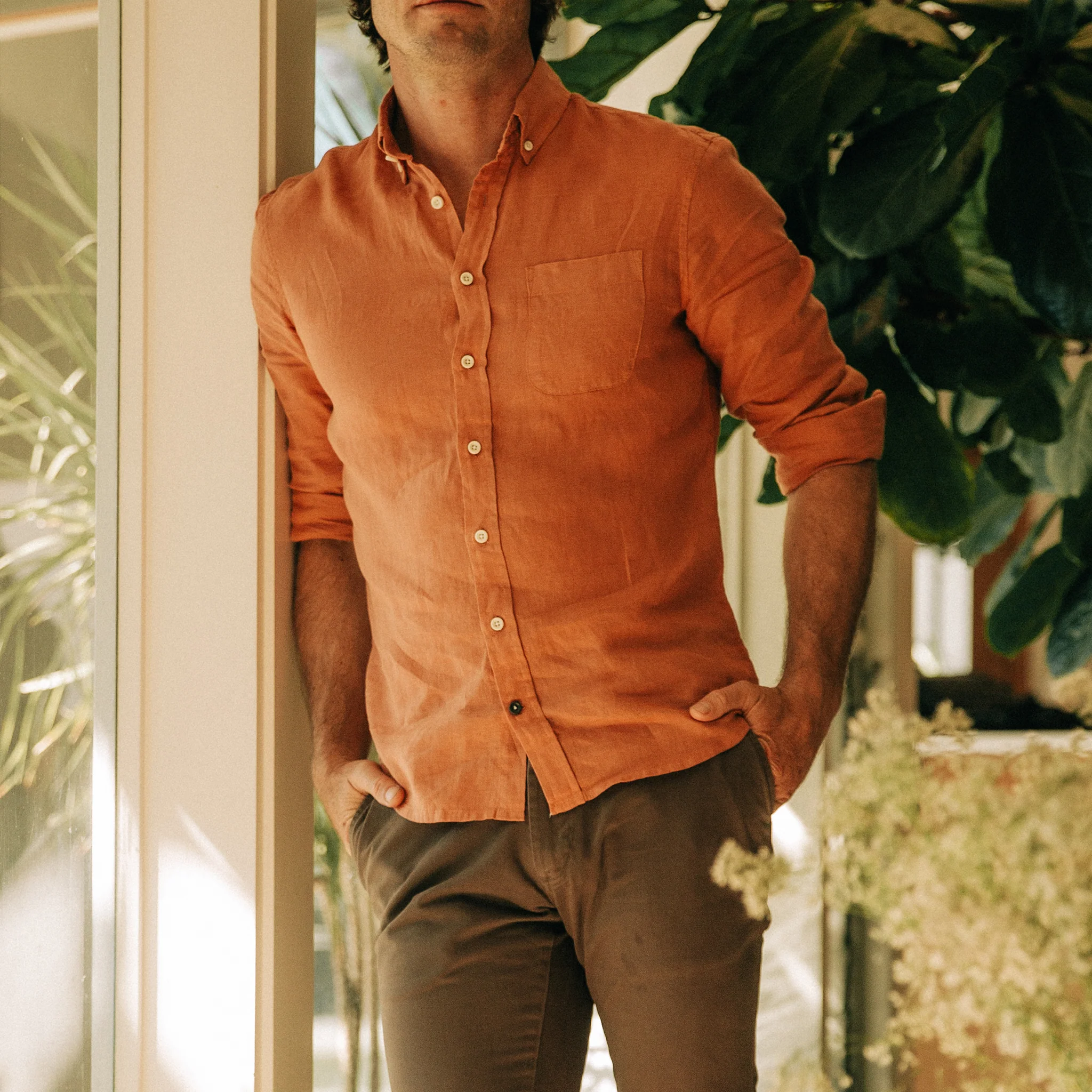 The Jack in Apricot Linen - Image 2