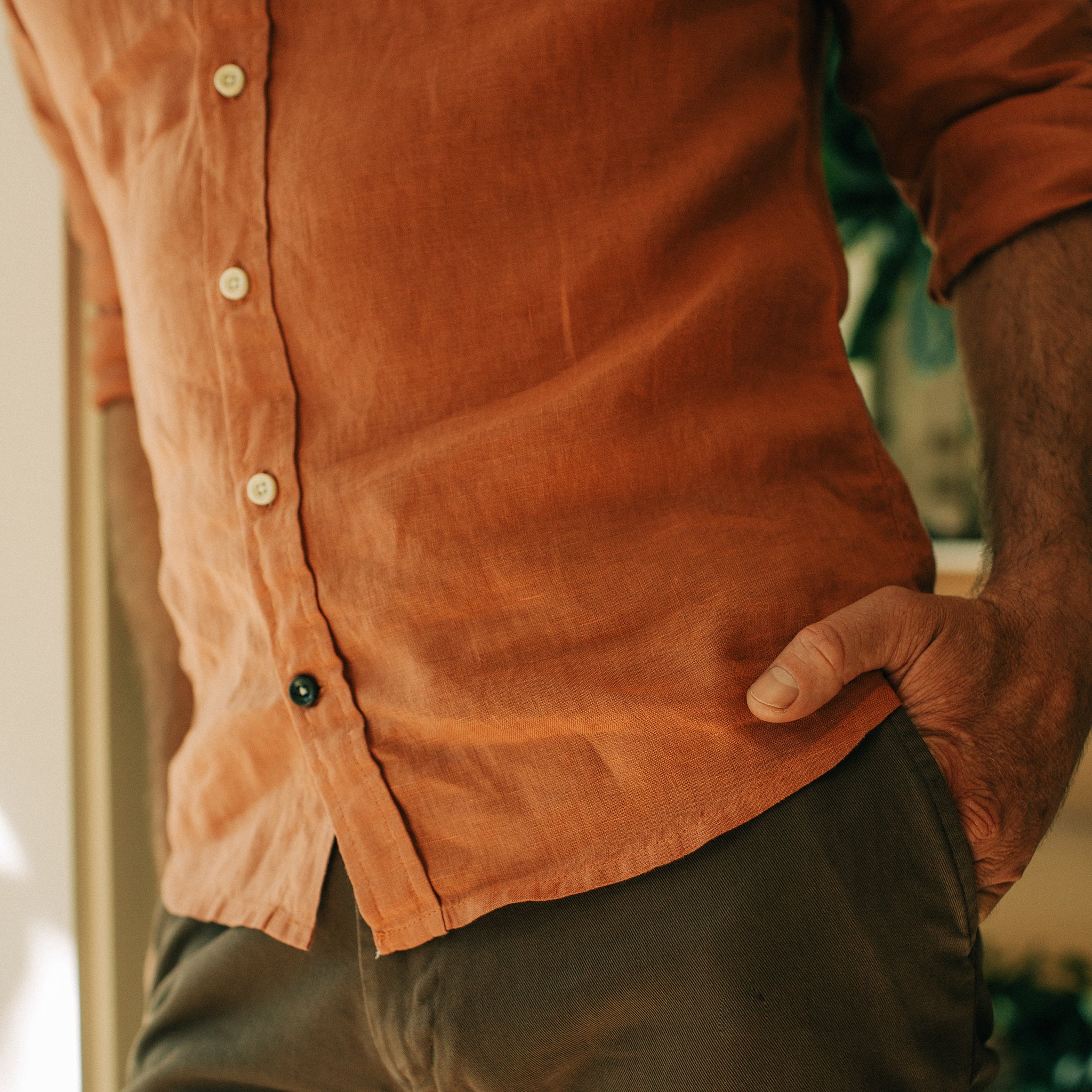 The Jack in Apricot Linen - Image 4