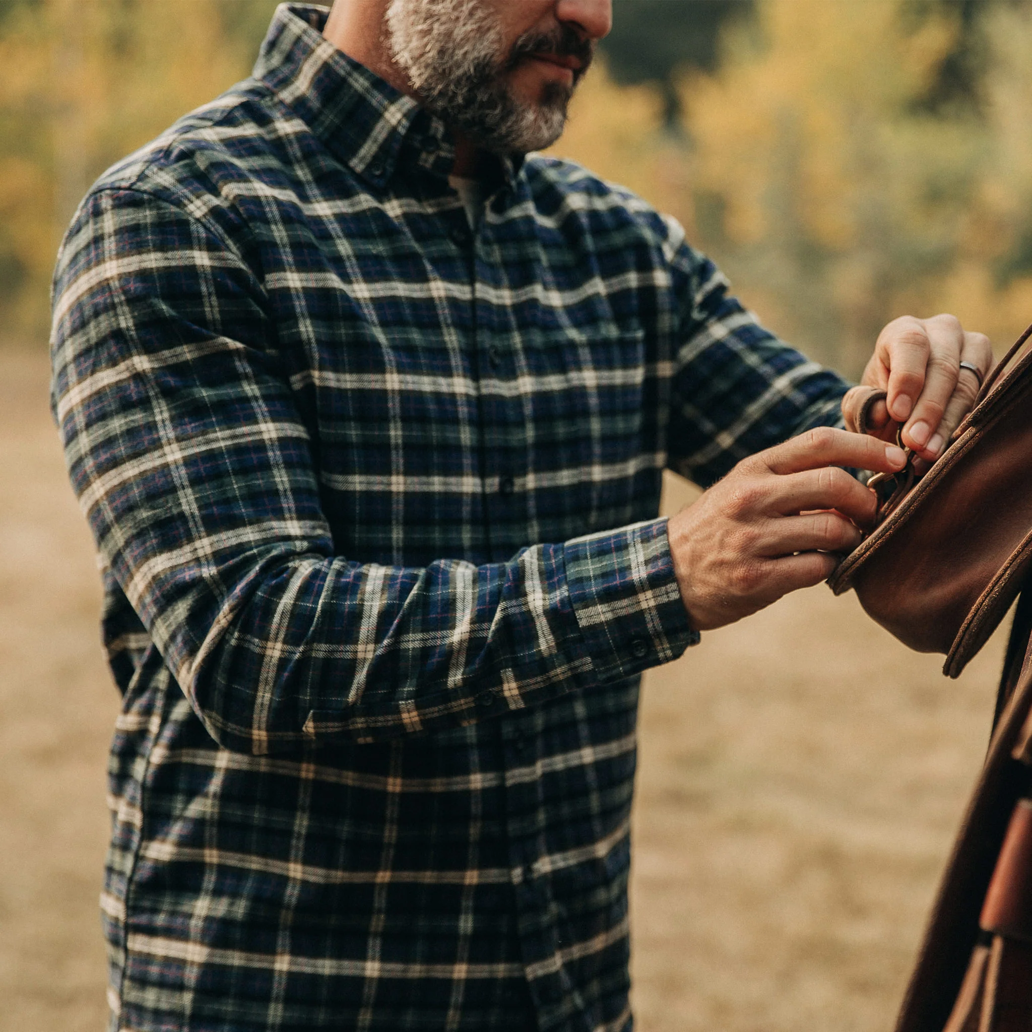 The Jack in Brushed Green Plaid - Image 3
