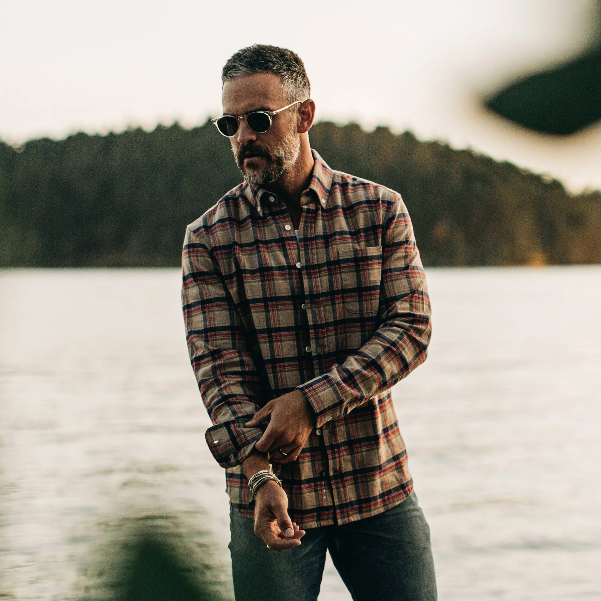 The Jack in Brushed Khaki Plaid - Image 2