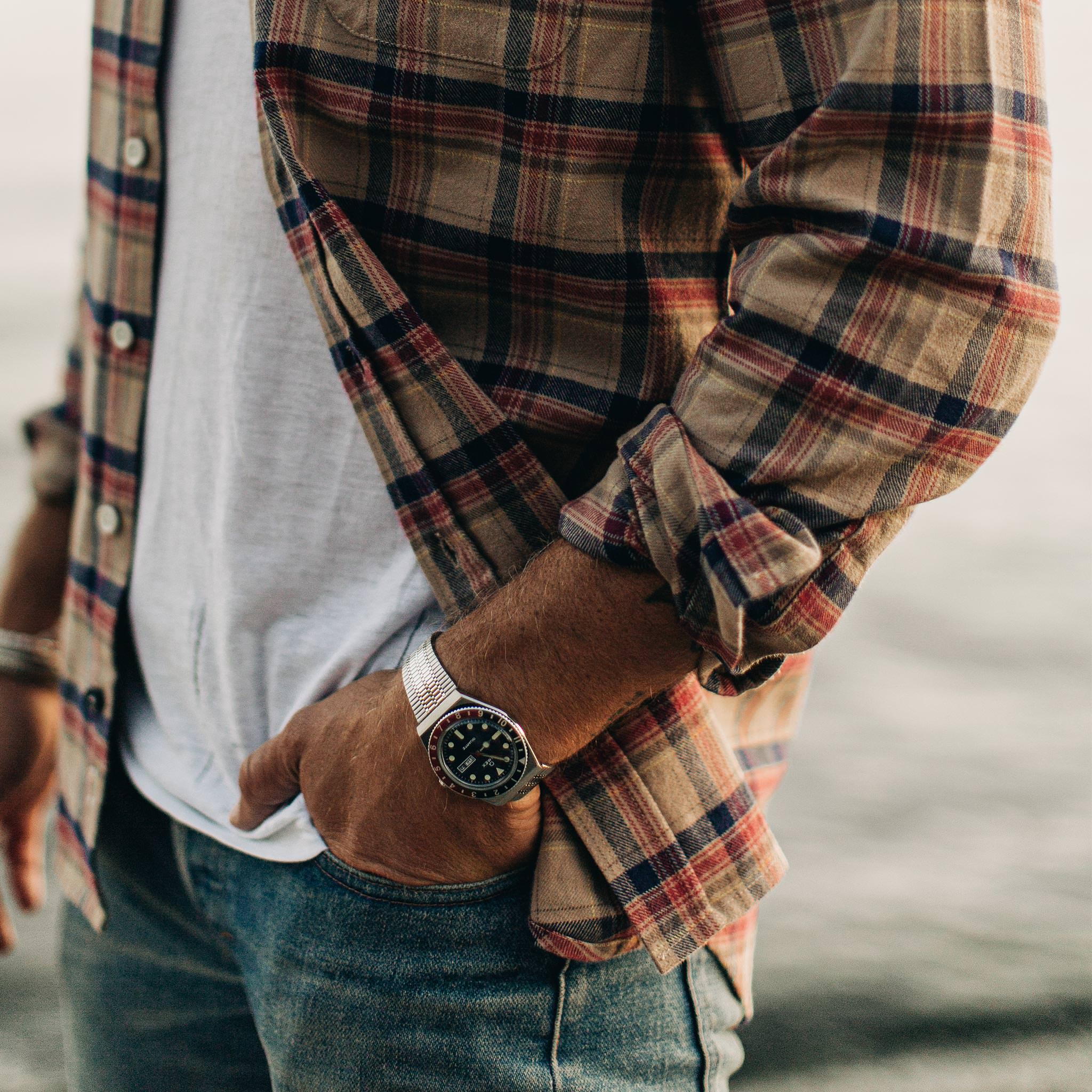 The Jack in Brushed Khaki Plaid - Image 4