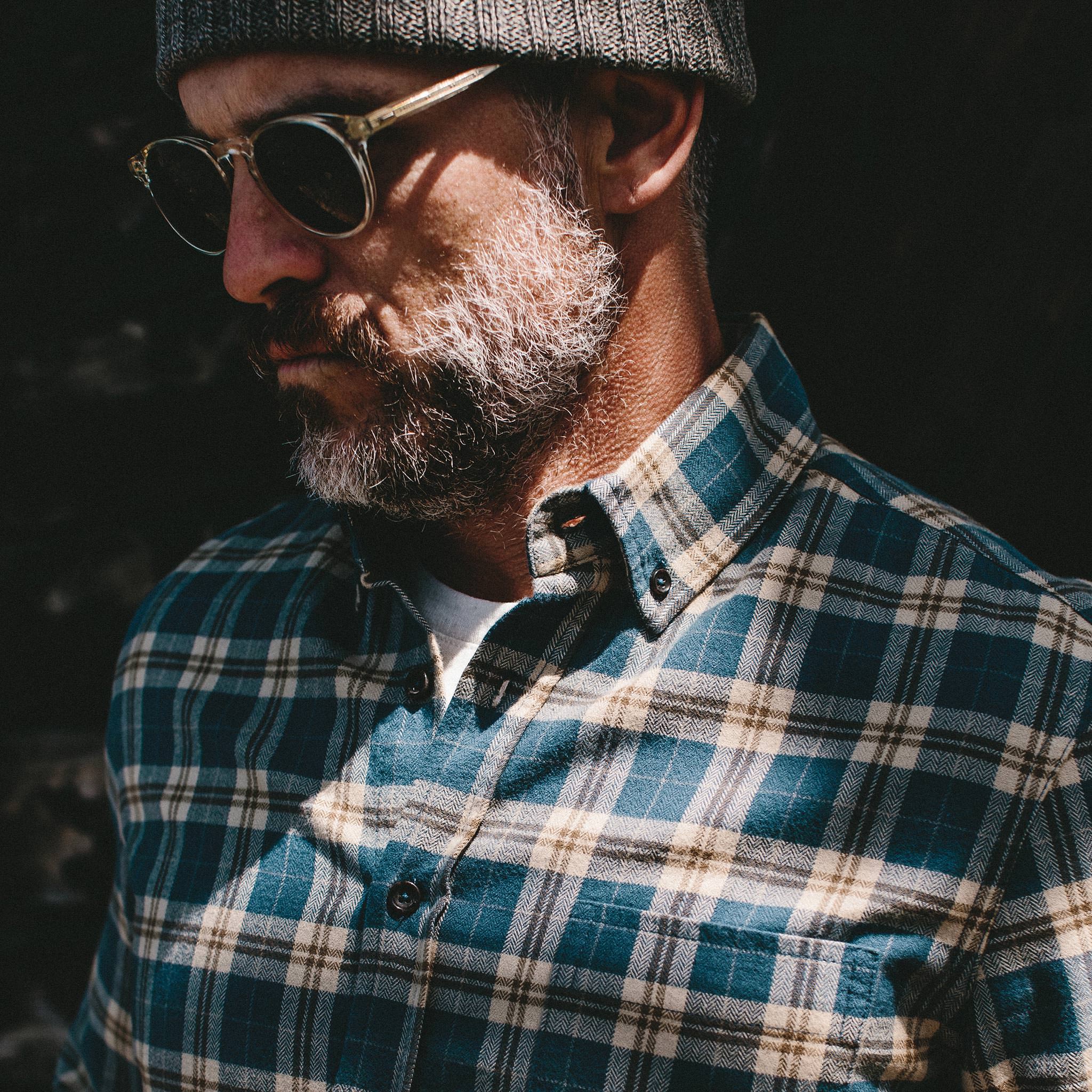 The Jack in Brushed Navy Plaid - Image 4