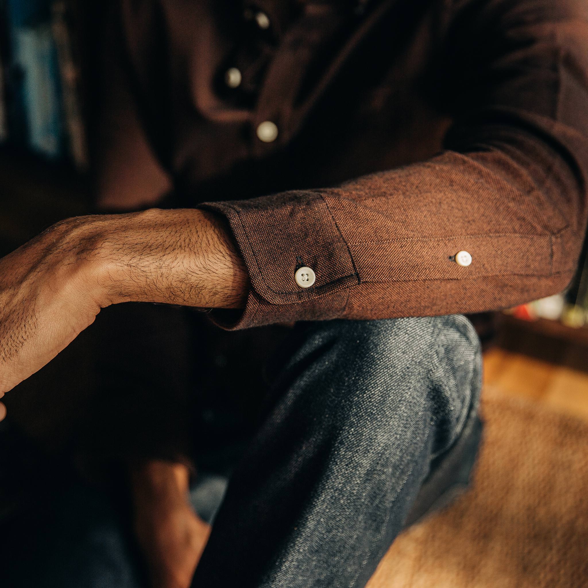 The Jack in Brushed Rust Oxford - Image 5