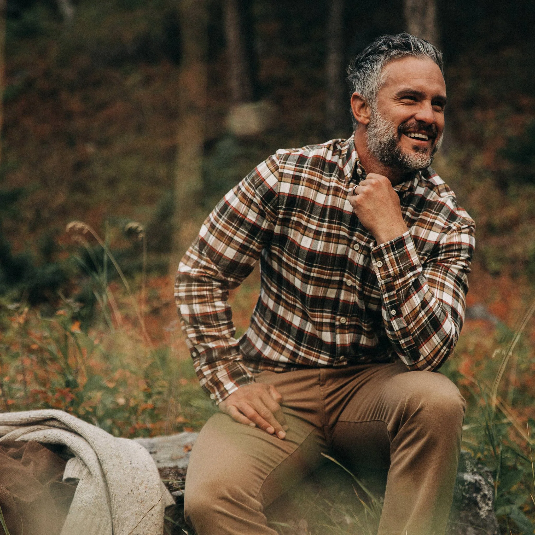 The Jack in Brushed Wheat Plaid - Image 2