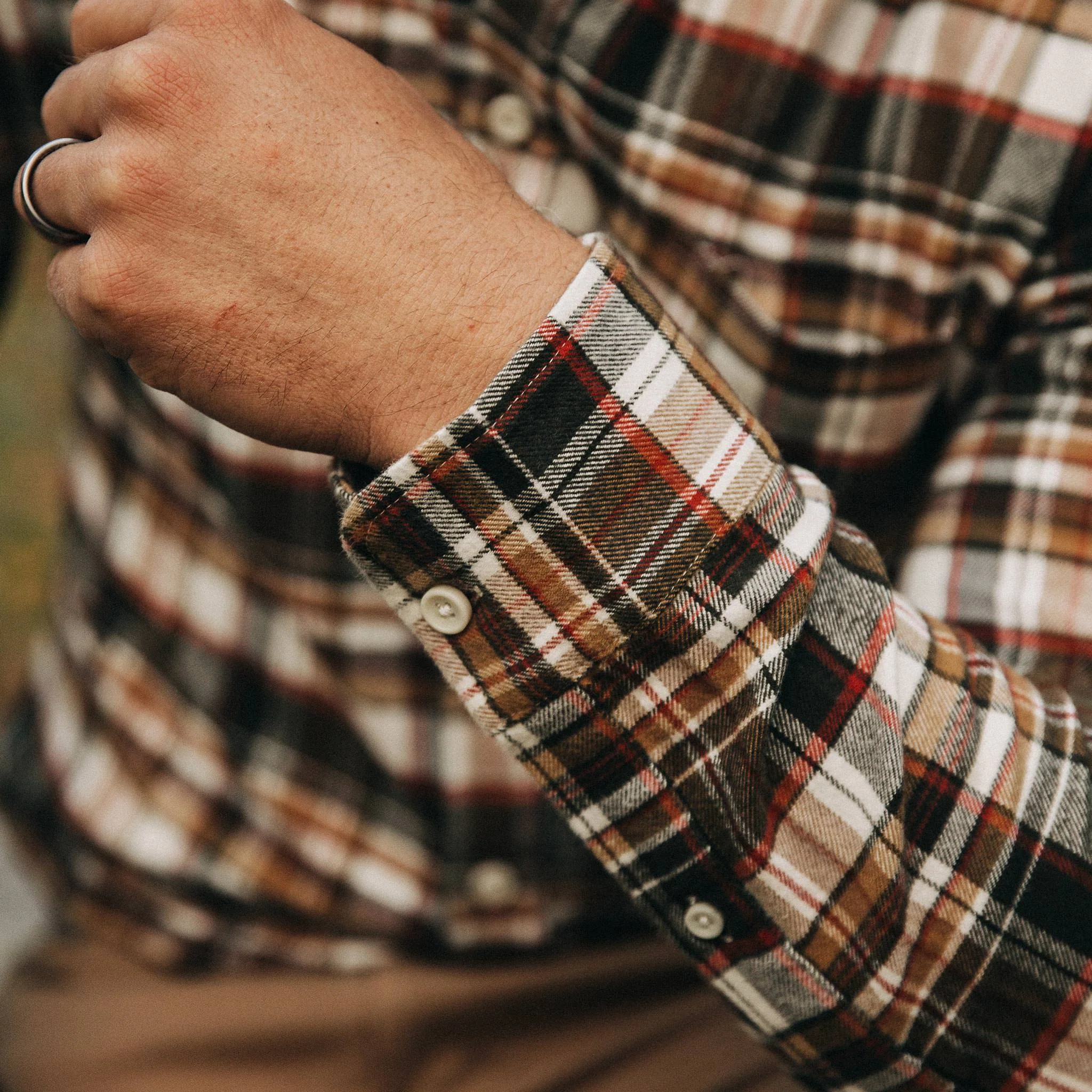 The Jack in Brushed Wheat Plaid - Image 5