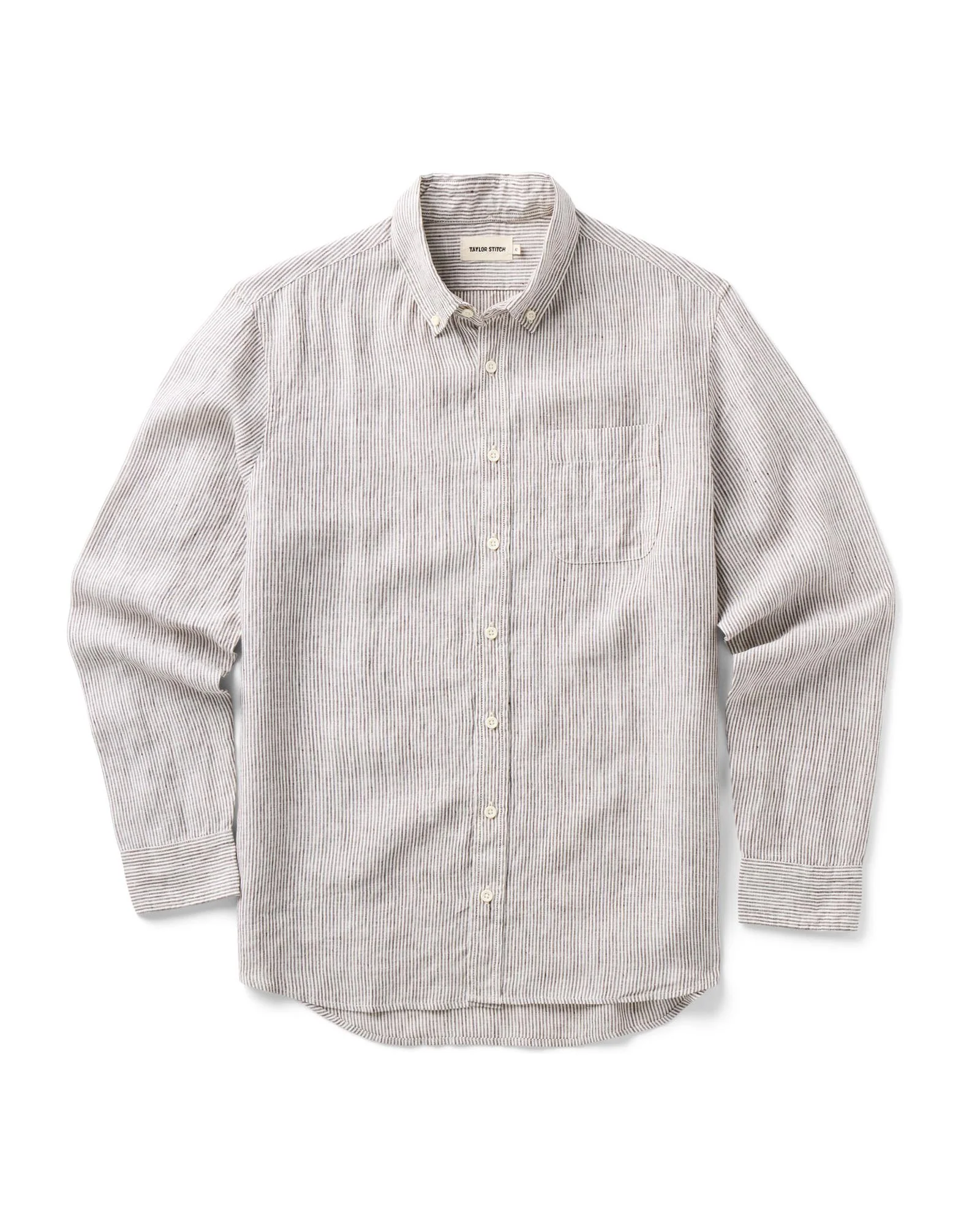 The Jack in Burgundy University Stripe Linen - Image 4