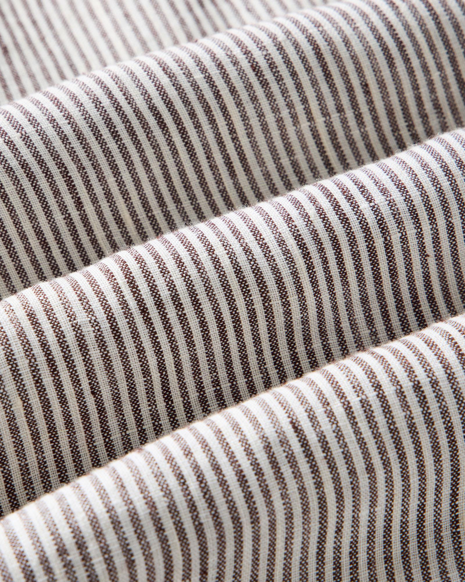 The Jack in Burgundy University Stripe Linen - Image 6