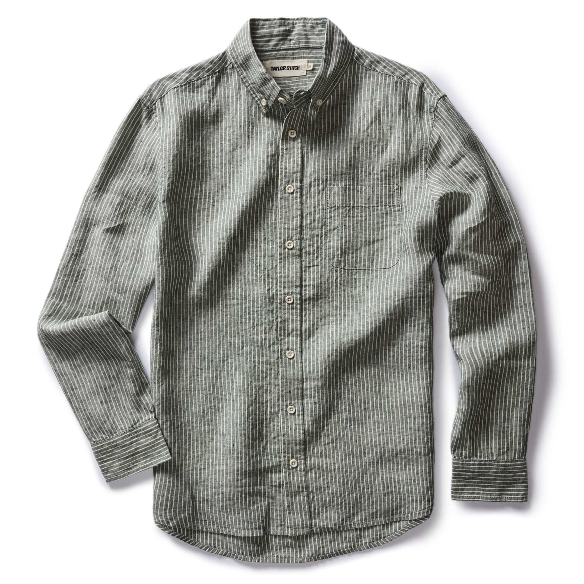 The Jack in Cilantro Stripe Linen - Image 6