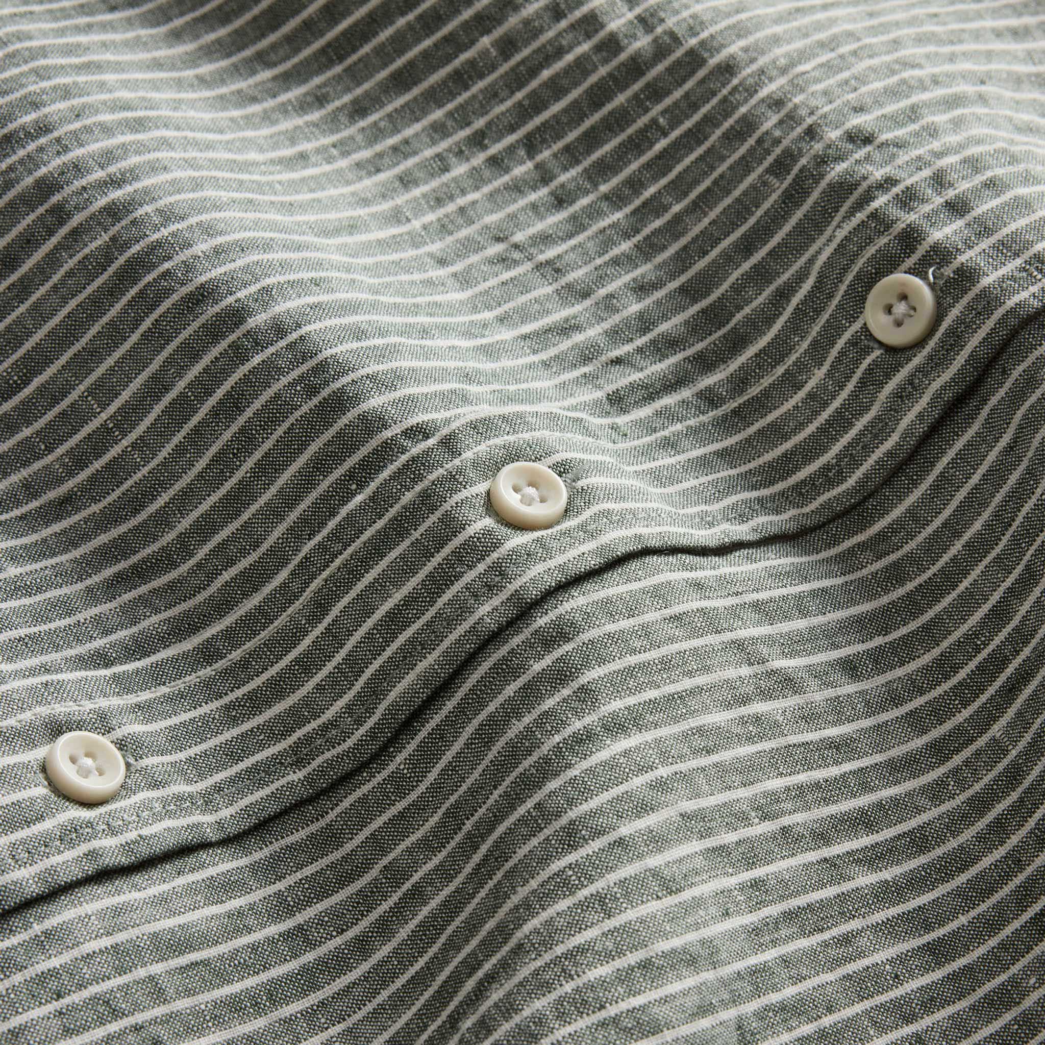 The Jack in Cilantro Stripe Linen - Image 9