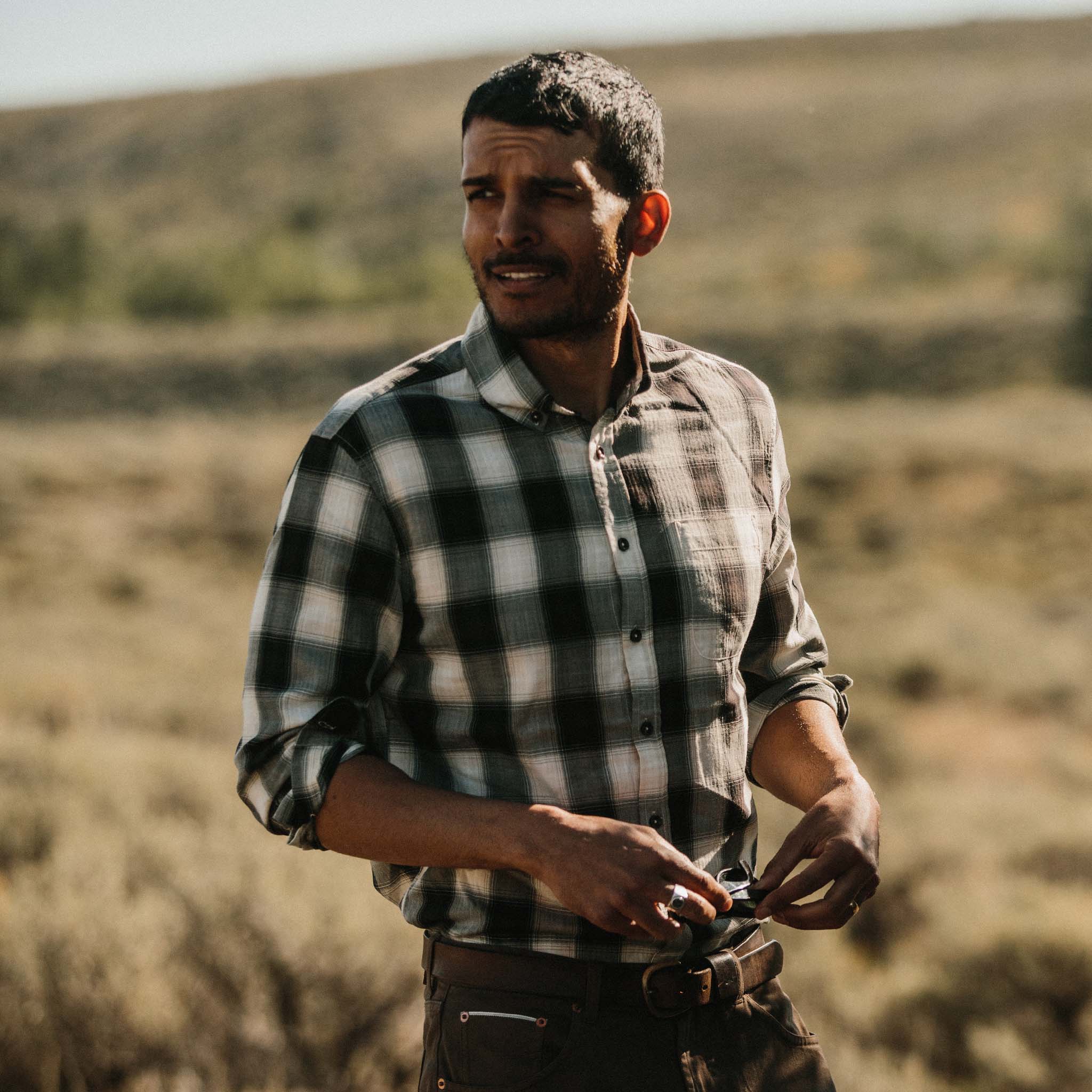 The Jack in Coal Herringbone Check - Image 2
