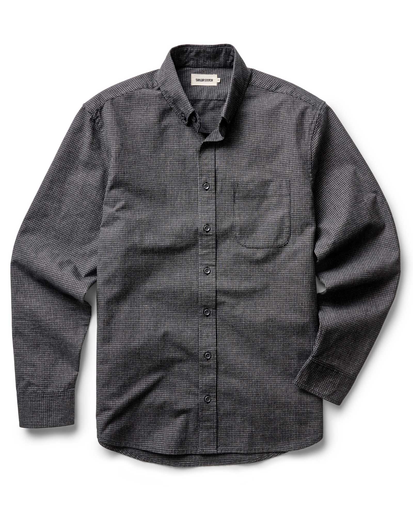 The Jack in Coal Jaspe Check Oxford - Image 10