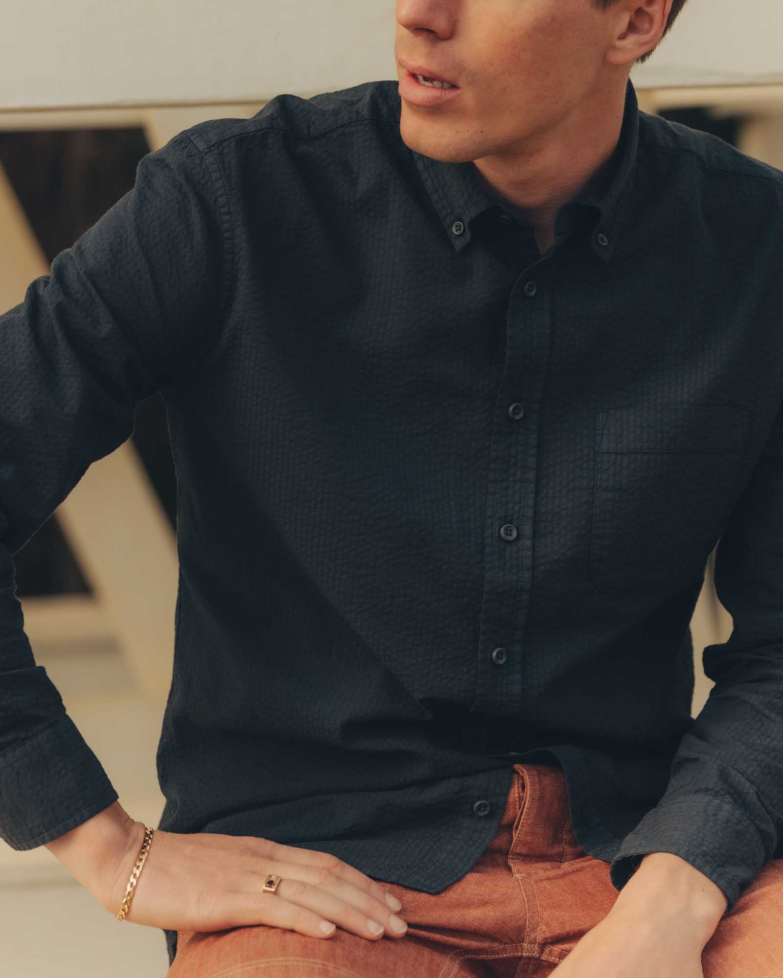 The Jack in Dark Navy Seersucker - Image 3