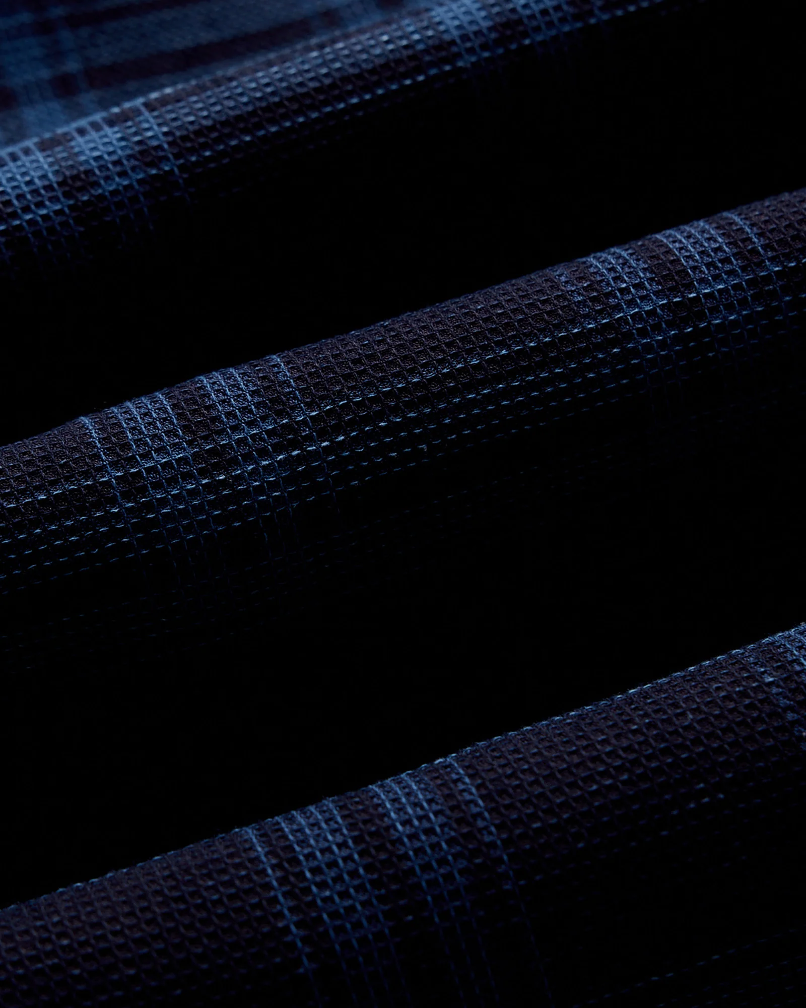 The Jack in Deep Indigo Plaid Waffle - Image 10