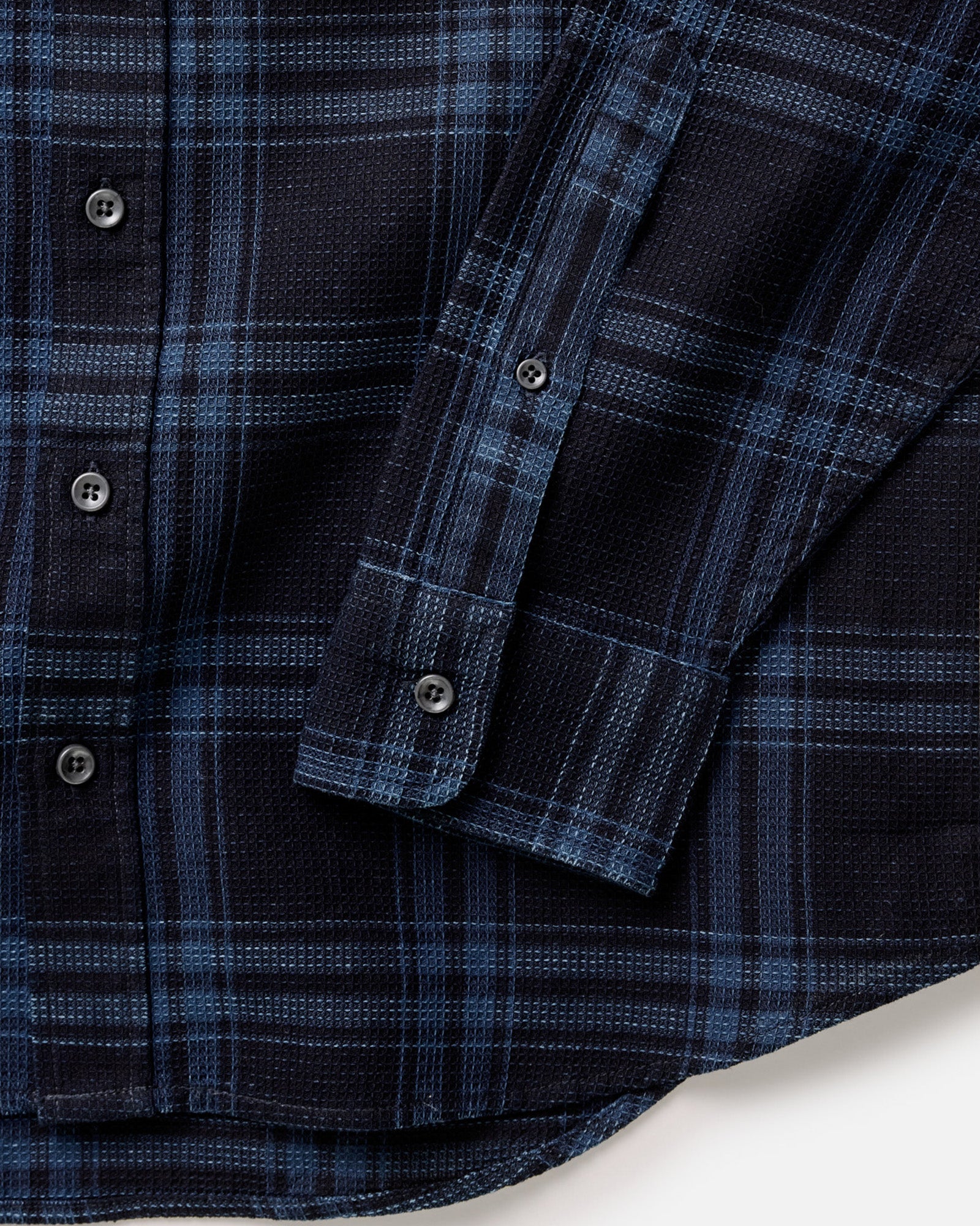 The Jack in Deep Indigo Plaid Waffle - Image 8