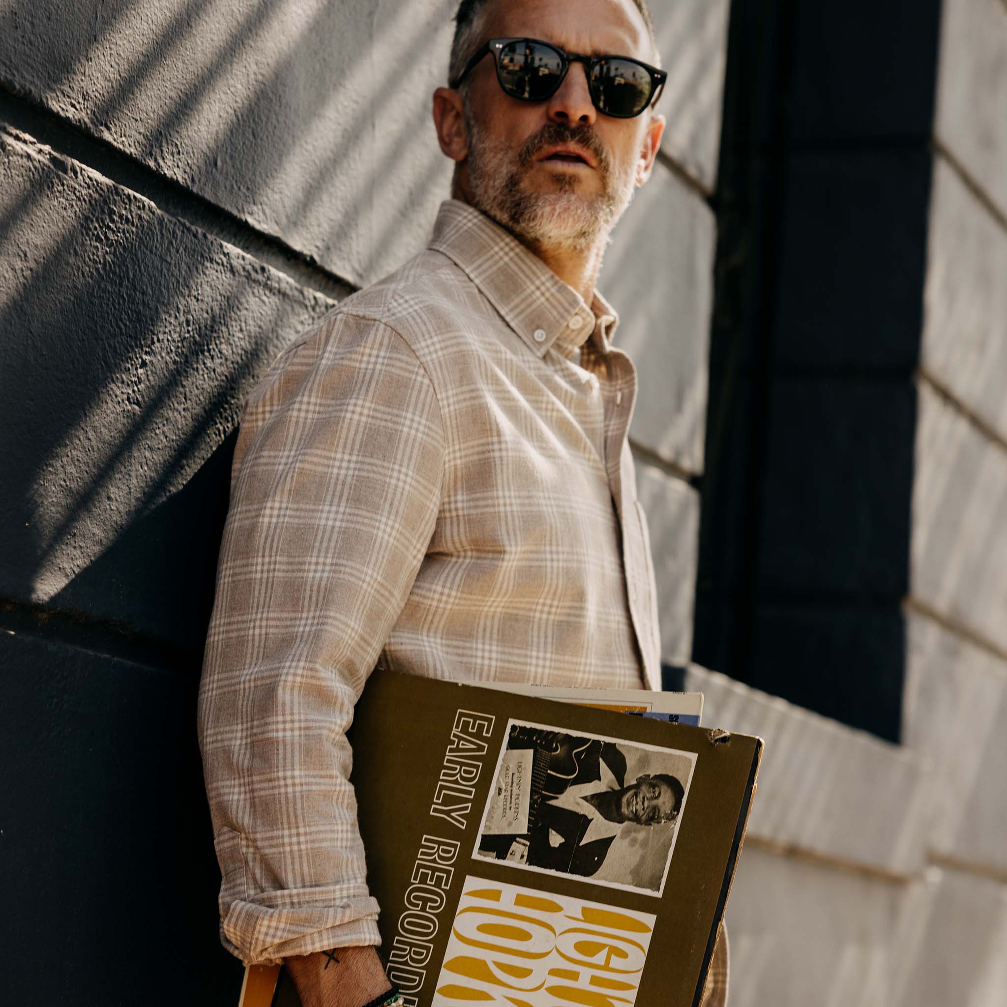 The Jack in Heather Flax Plaid - Image 3